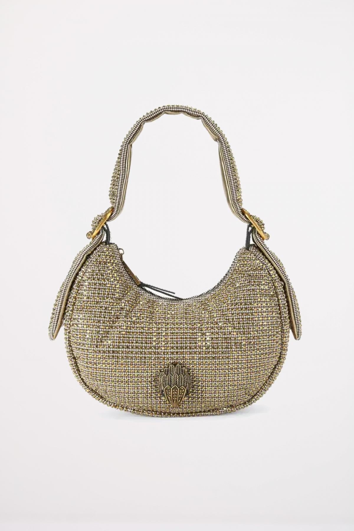 KURT GEIGER LONDON KENSINGTON PUFF SM HOBO en color BEIS  (1)