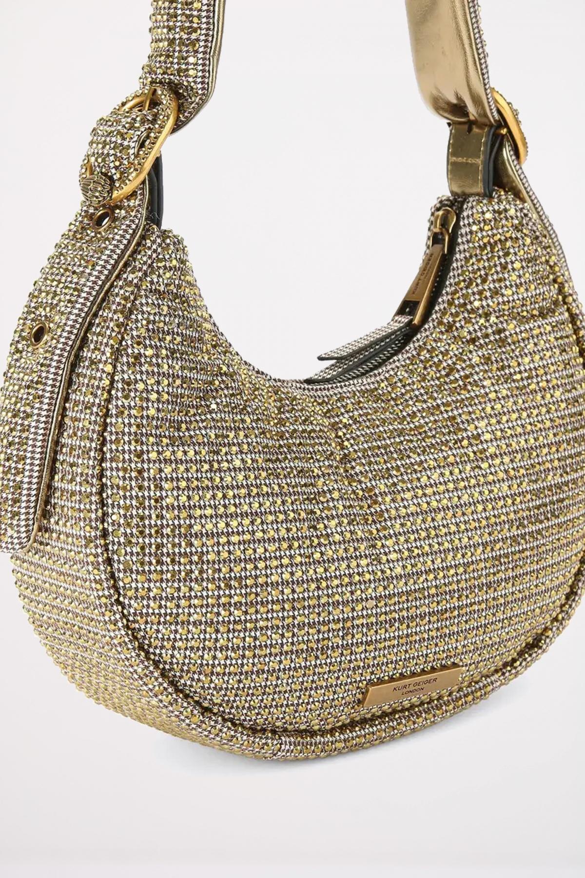 KURT GEIGER LONDON KENSINGTON PUFF SM HOBO en color BEIS  (3)