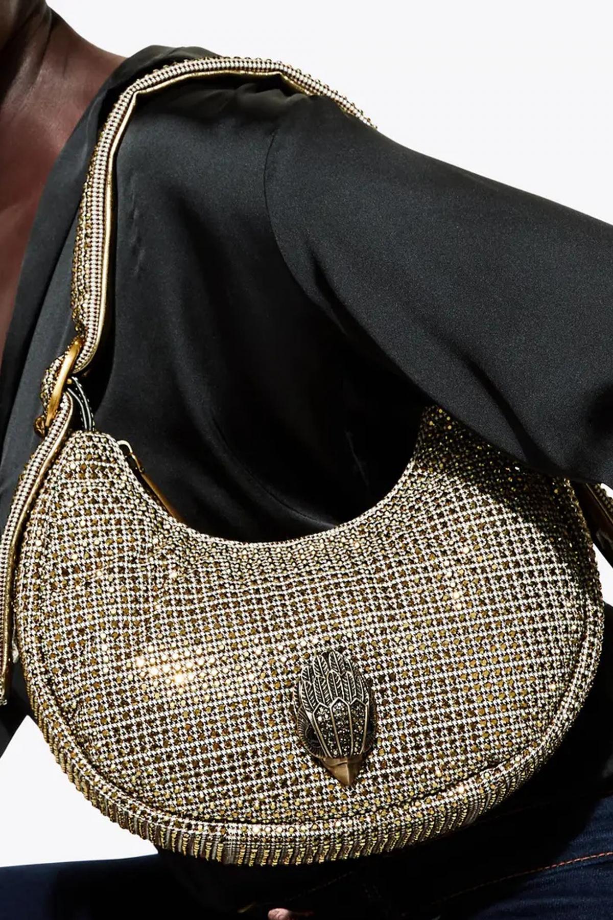 KURT GEIGER LONDON KENSINGTON PUFF SM HOBO en color BEIS  (4)