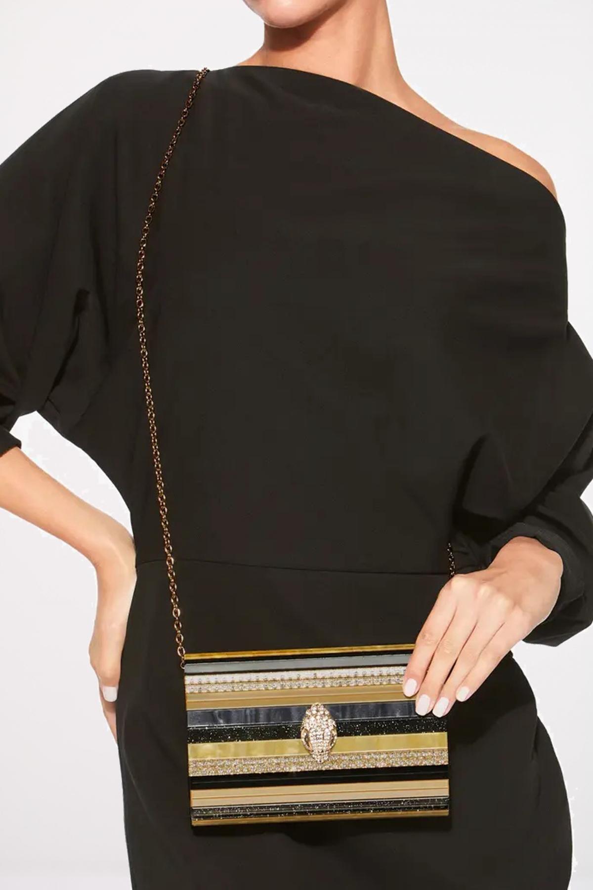 KURT GEIGER LONDON PARTY EAGLE CLUTCH en color MULTICOLOR  (4)