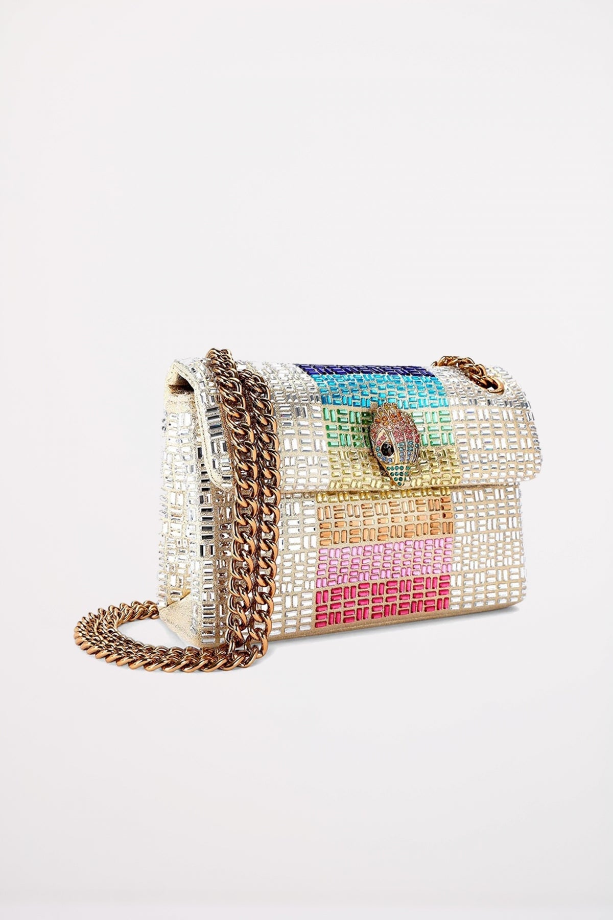 KURT GEIGER LONDON   MINI KENSINGTON CRYSTALS en color MULTICOLOR  (2)