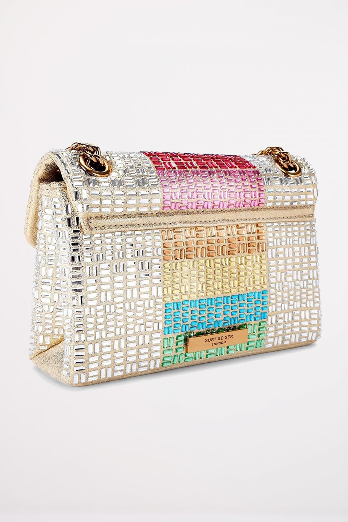 KURT GEIGER LONDON   MINI KENSINGTON CRYSTALS en color MULTICOLOR  (3)