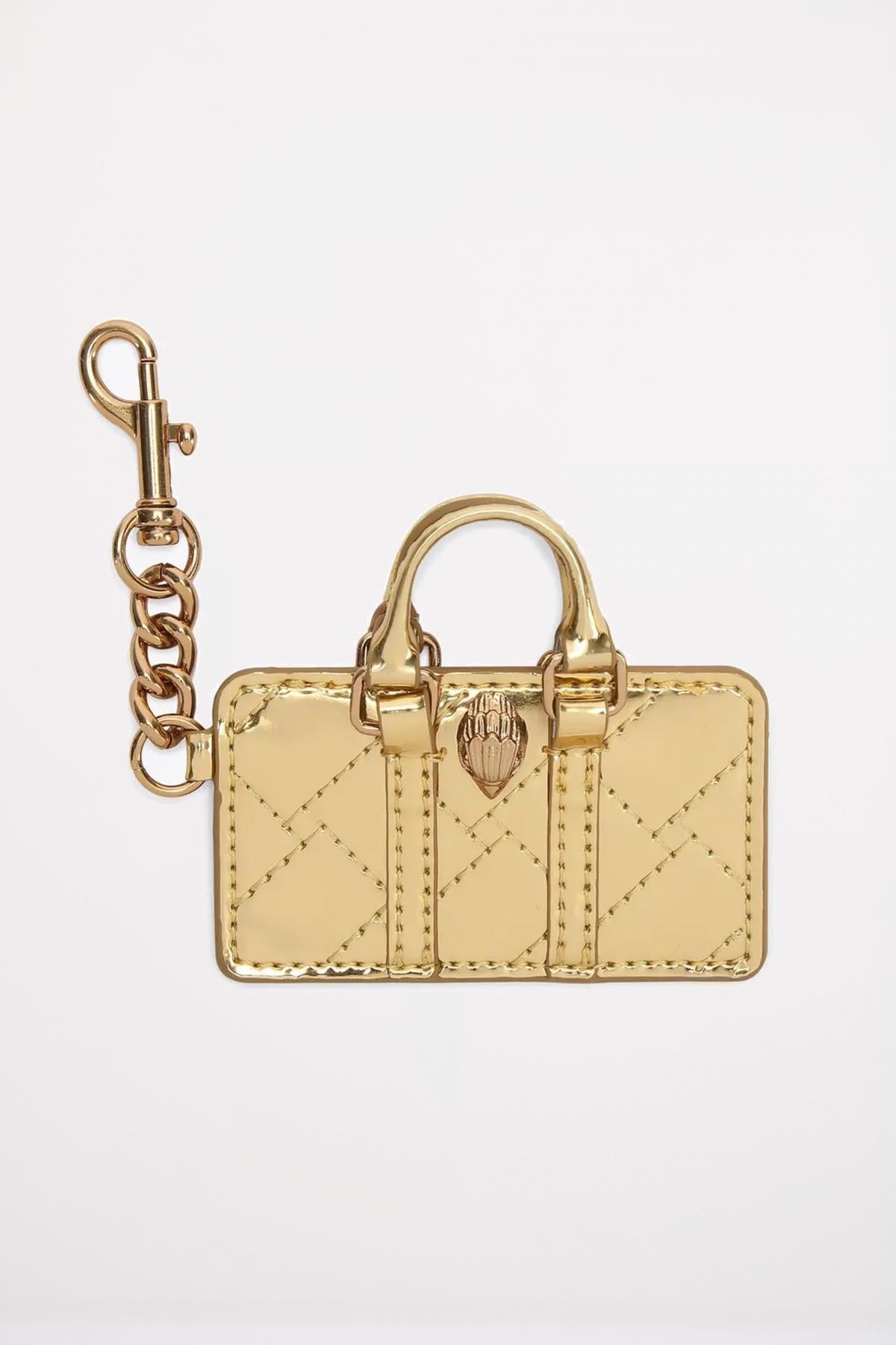 KURT GEIGER LONDON BOSTON KEYRING en color ORO  (1)
