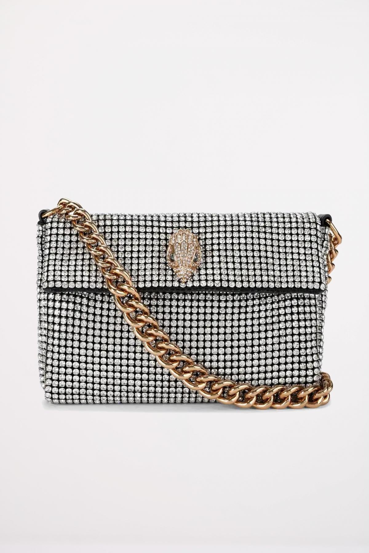 KURT GEIGER LONDON SM PARTY SHOUDLDER en color PLATA  (1)