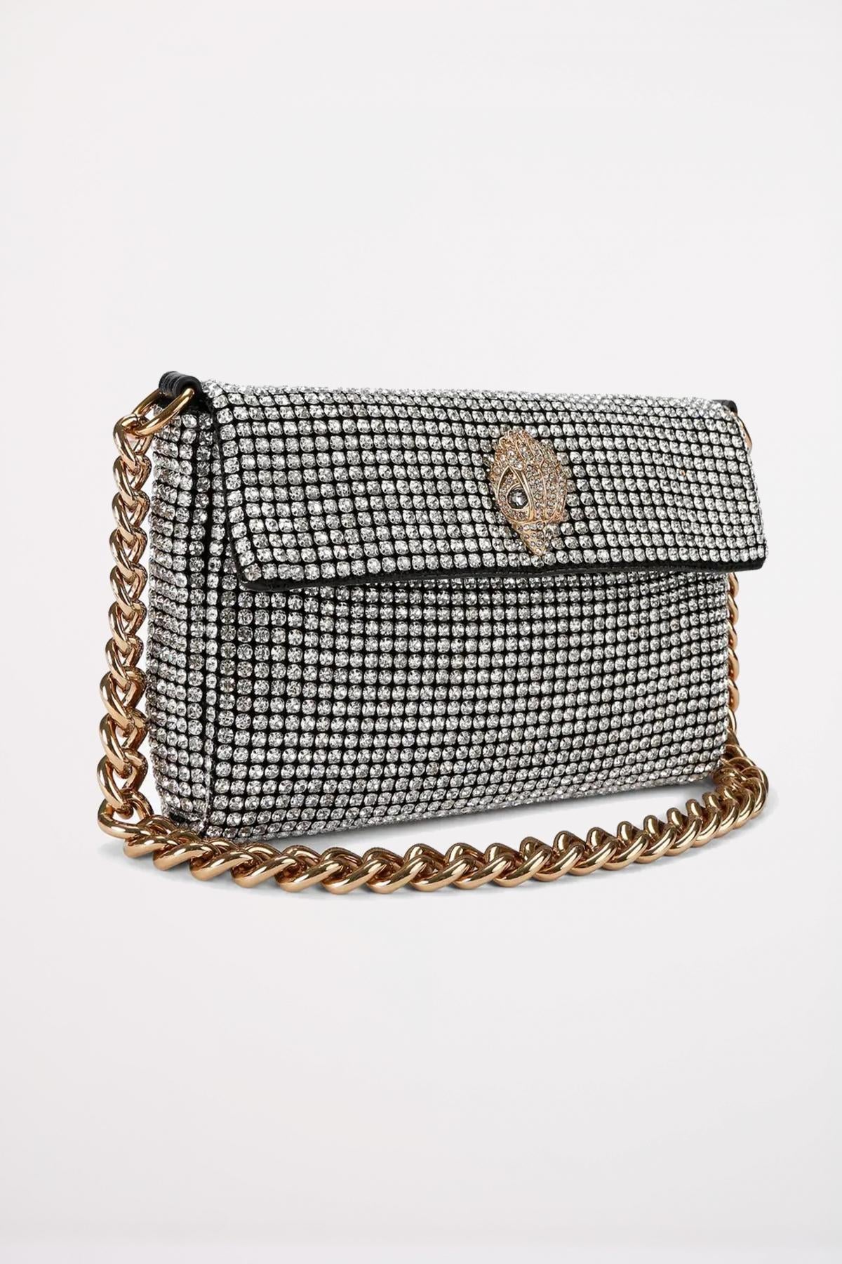 KURT GEIGER LONDON SM PARTY SHOUDLDER en color PLATA  (2)