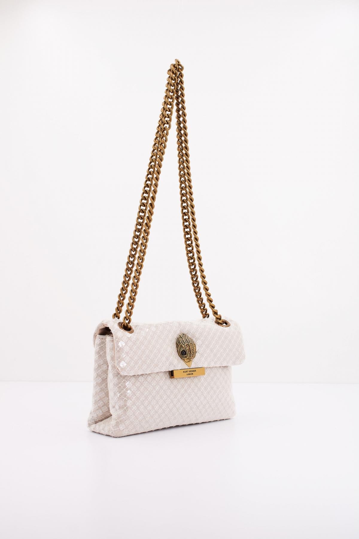 KURT GEIGER LONDON SEQUINS MINI KENSTON en color BEIS  (2)