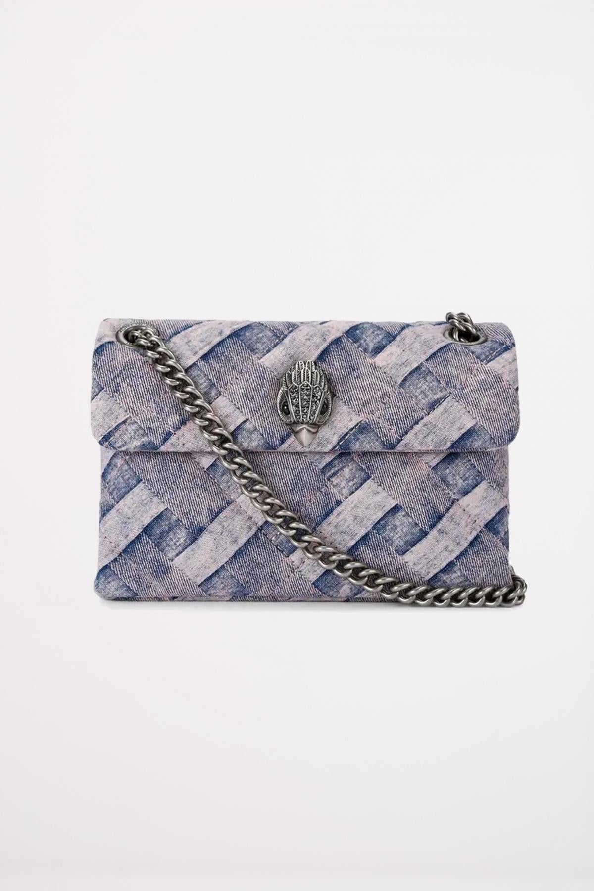 KURT GEIGER LONDON MINI KENSINGTON SOFT BAG en color ROSA  (1)