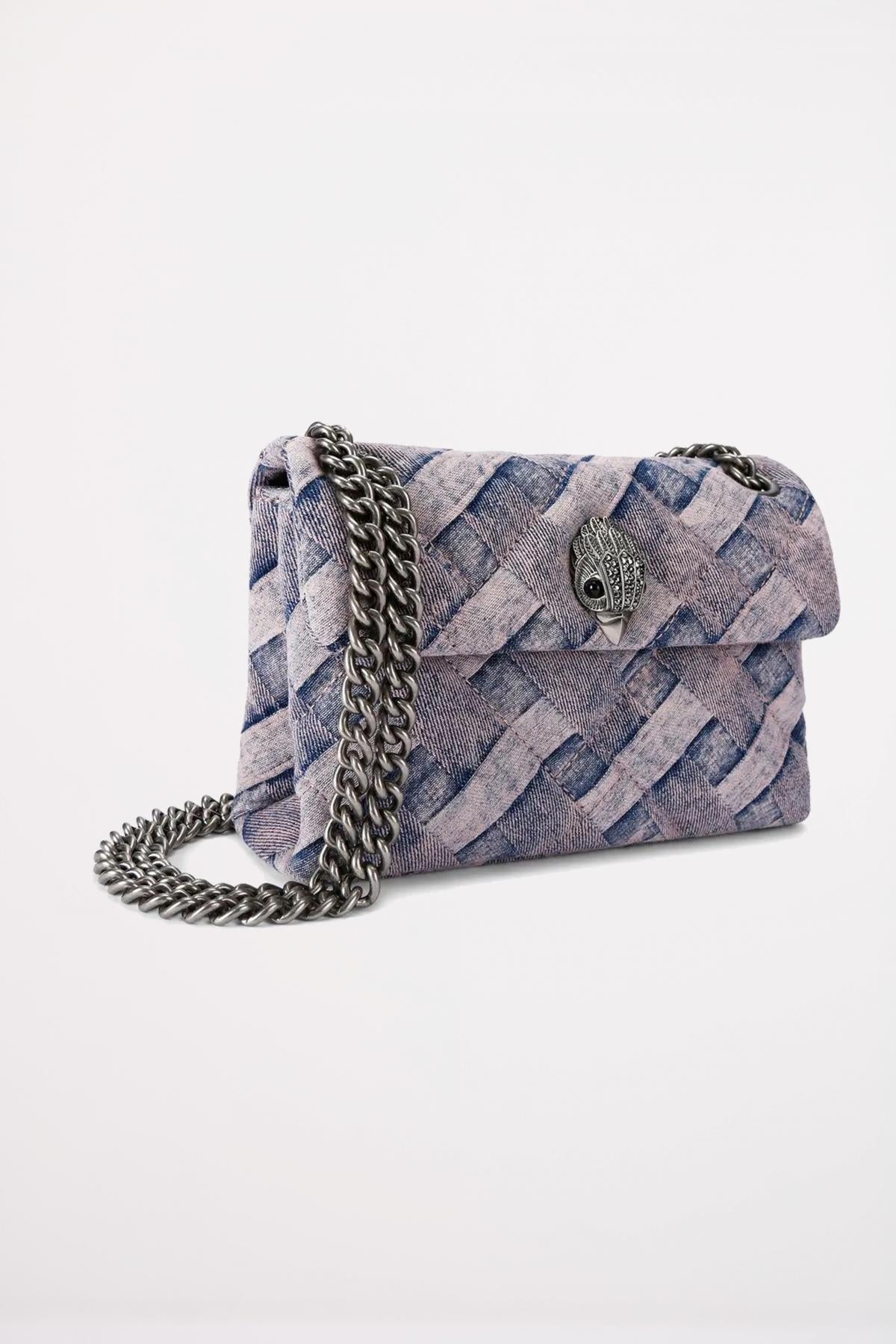 KURT GEIGER LONDON MINI KENSINGTON SOFT BAG en color ROSA  (2)