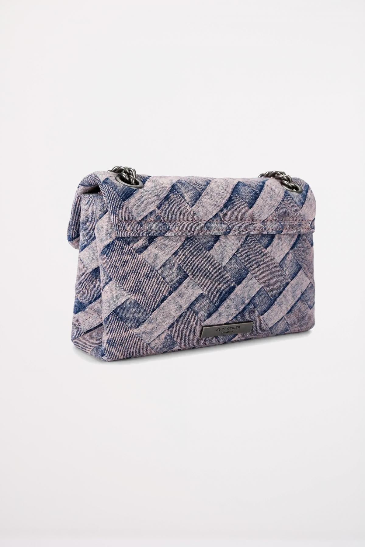 KURT GEIGER LONDON MINI KENSINGTON SOFT BAG en color ROSA  (3)
