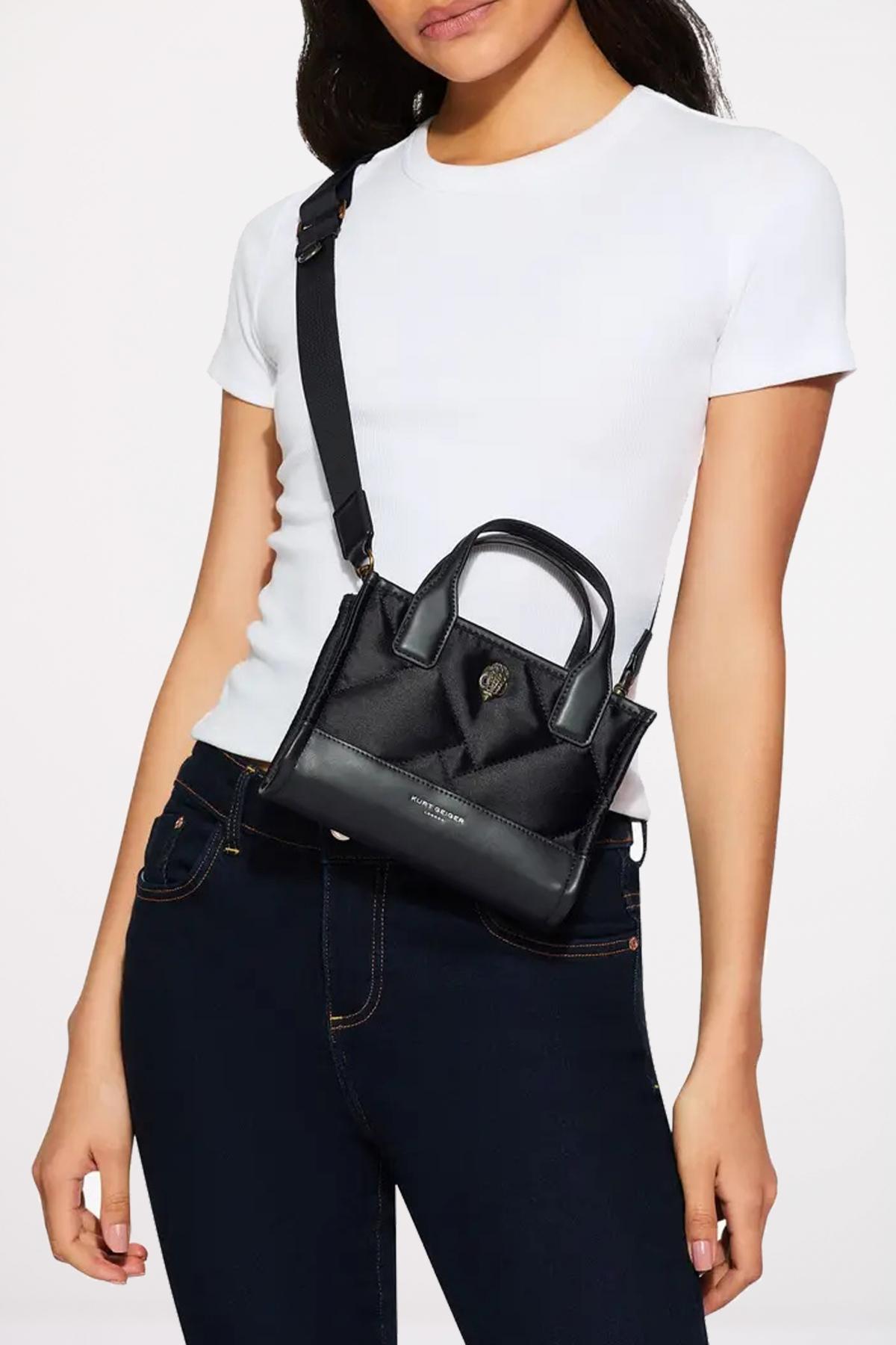 KURT GEIGER LONDON XS RECYLED SQ SHO en color NEGRO  (4)