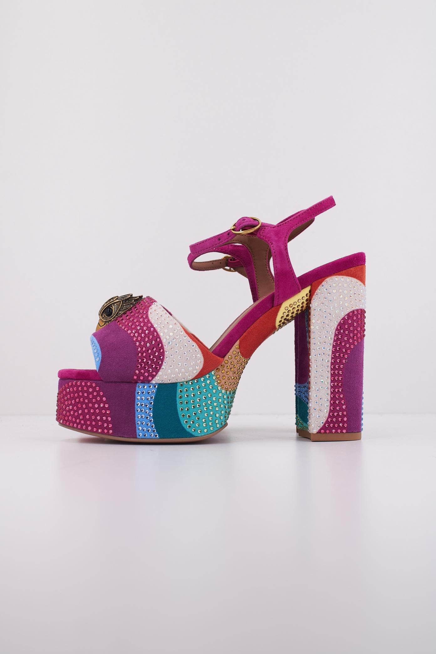 KURT GEIGER LONDON KENSINGTON PLATFORM SDL en color ROSA  (1)