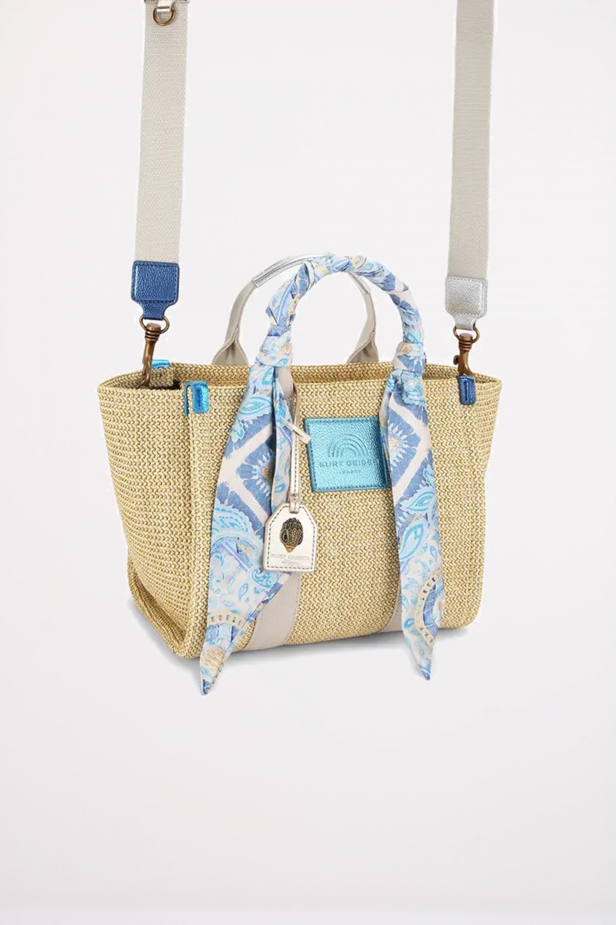 KURT GEIGER LONDON SOUTHBANK SM SHOPPER en color AZUL  (4)