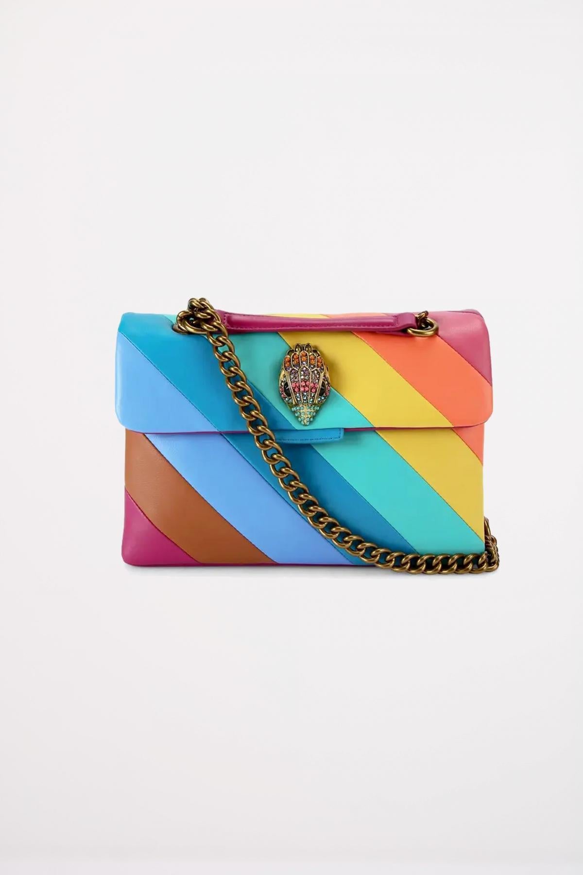 KURT GEIGER LONDON  LEATHER KENSINGTON BAG en color MULTICOLOR  (1)
