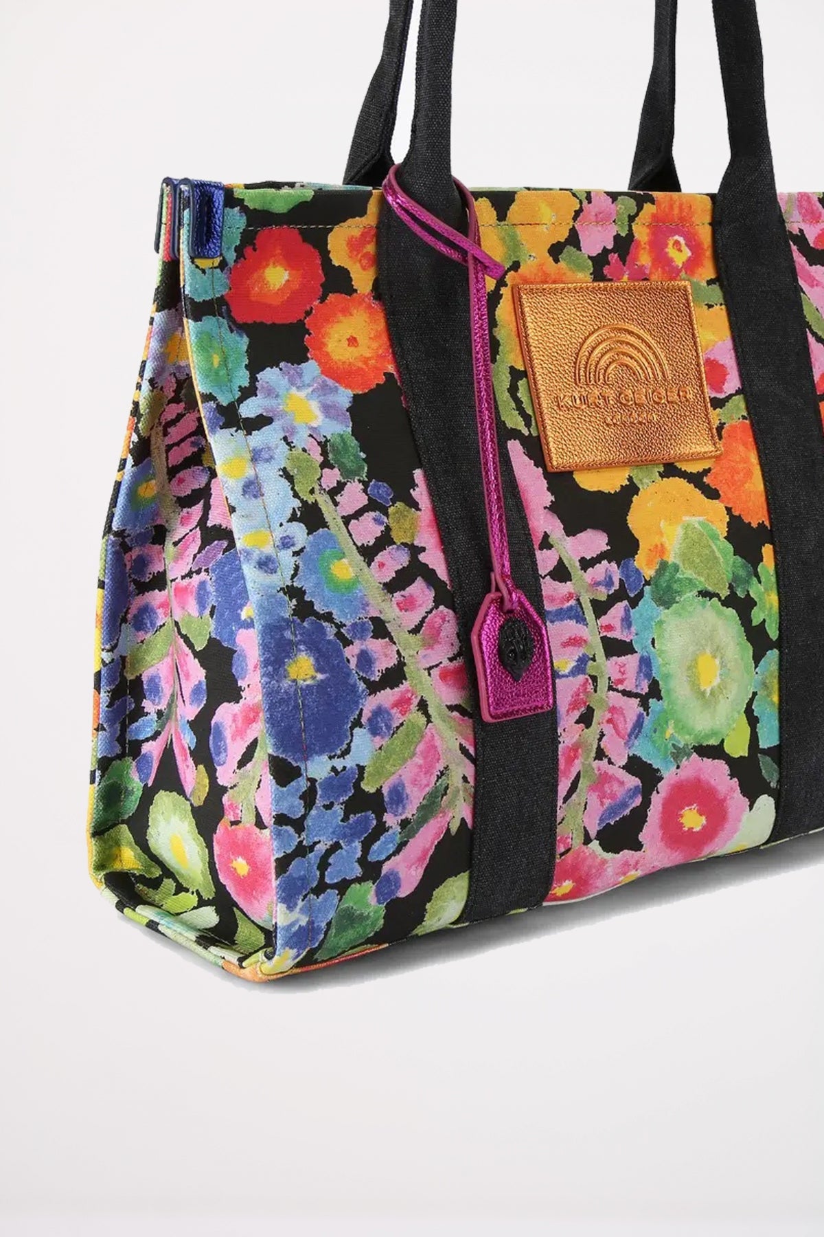 KURT GEIGER LONDON SMALL SOUTHBANK TOTE BAG en color FLORAL  (2)
