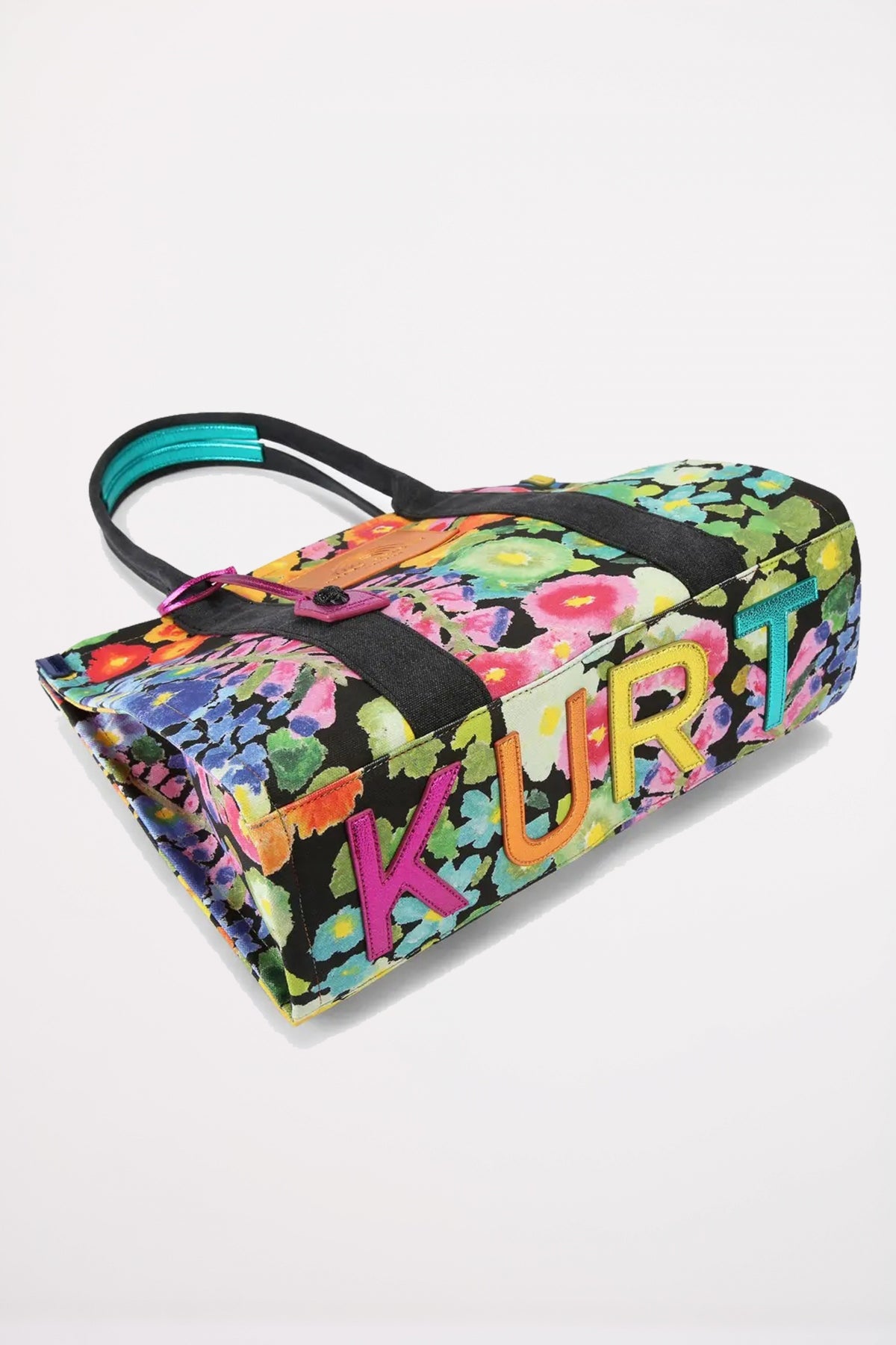 KURT GEIGER LONDON SMALL SOUTHBANK TOTE BAG en color FLORAL  (3)