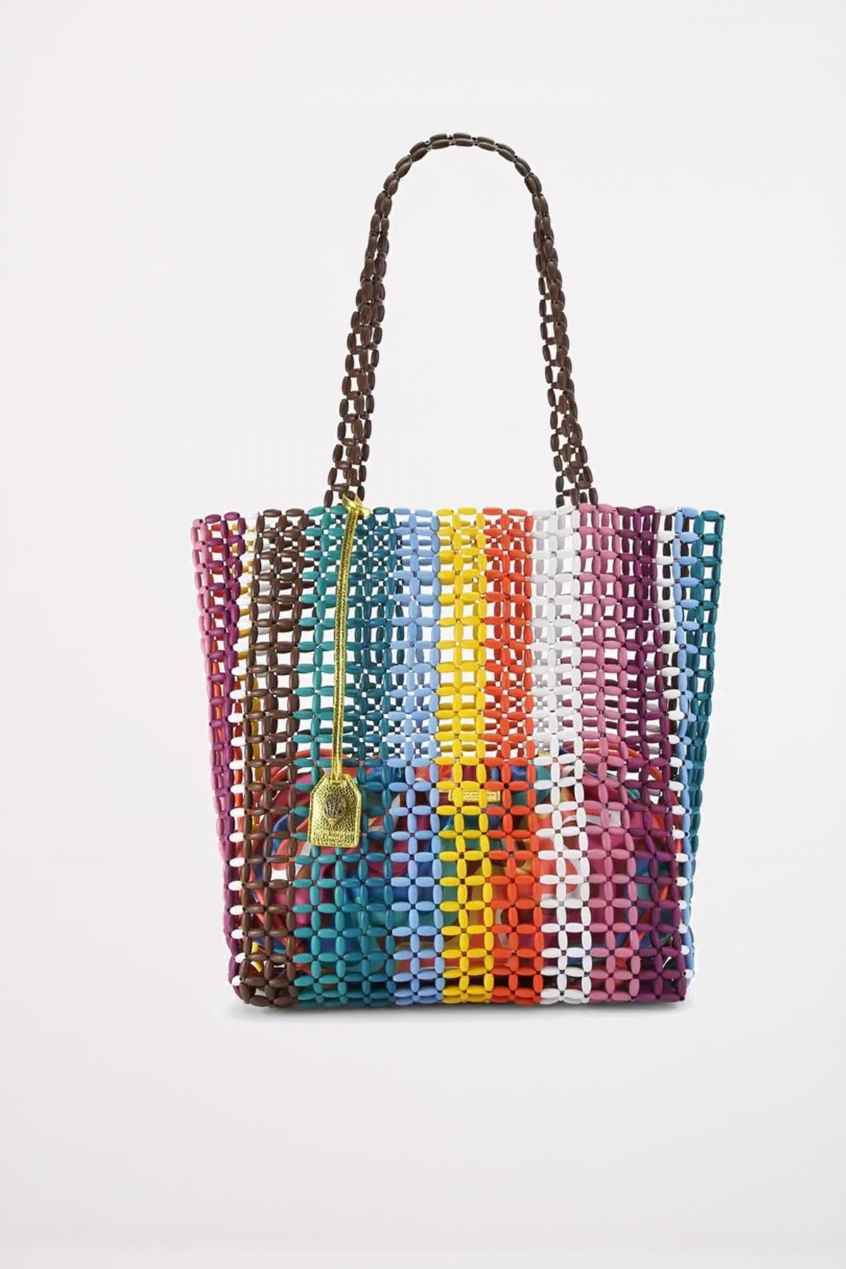 KURT GEIGER LONDON  BEADED KENSINGTON SHOPP en color MULTICOLOR  (1)