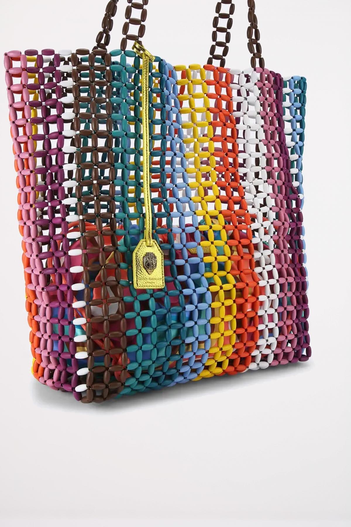 KURT GEIGER LONDON  BEADED KENSINGTON SHOPP en color MULTICOLOR  (3)