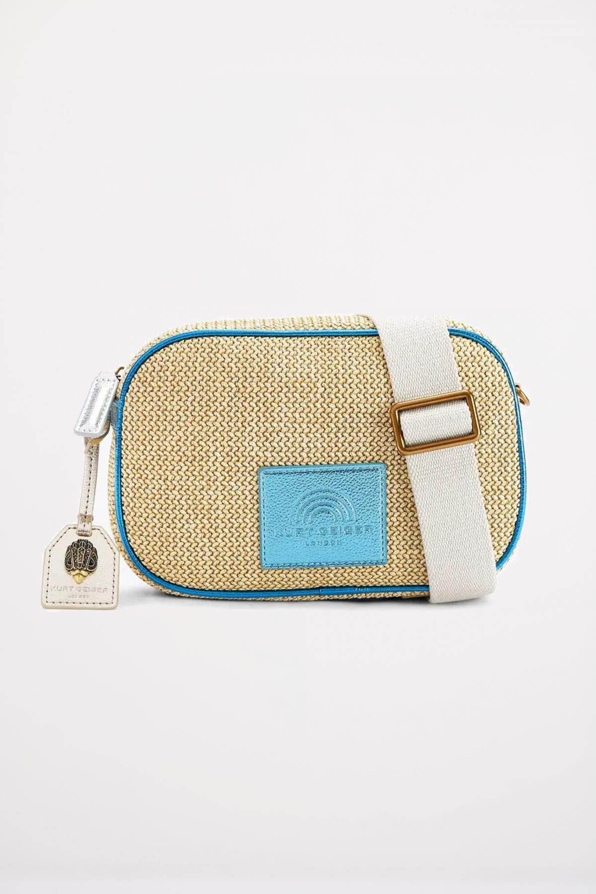 KURT GEIGER LONDON SOUTHBANK CAMERA BAG KUR en color AZUL  (1)