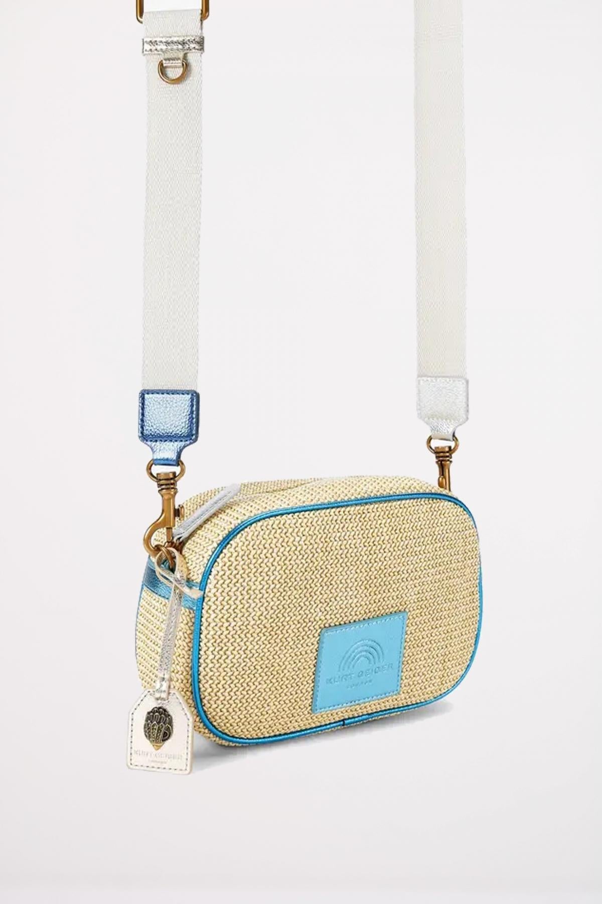 KURT GEIGER LONDON SOUTHBANK CAMERA BAG KUR en color AZUL  (4)