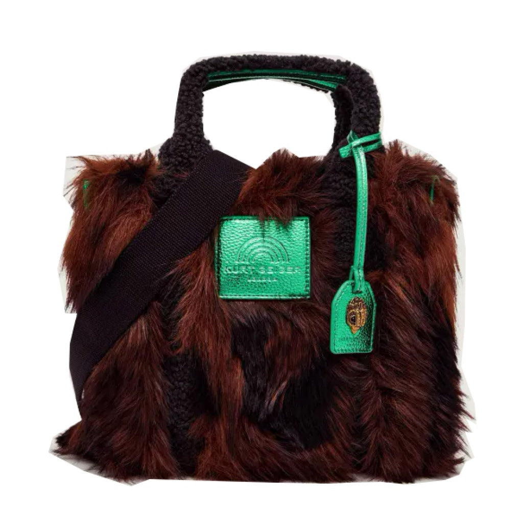 KURT GEIGER LONDON FUR SM SOUTHBANK TOTE en color MARRON  (4)