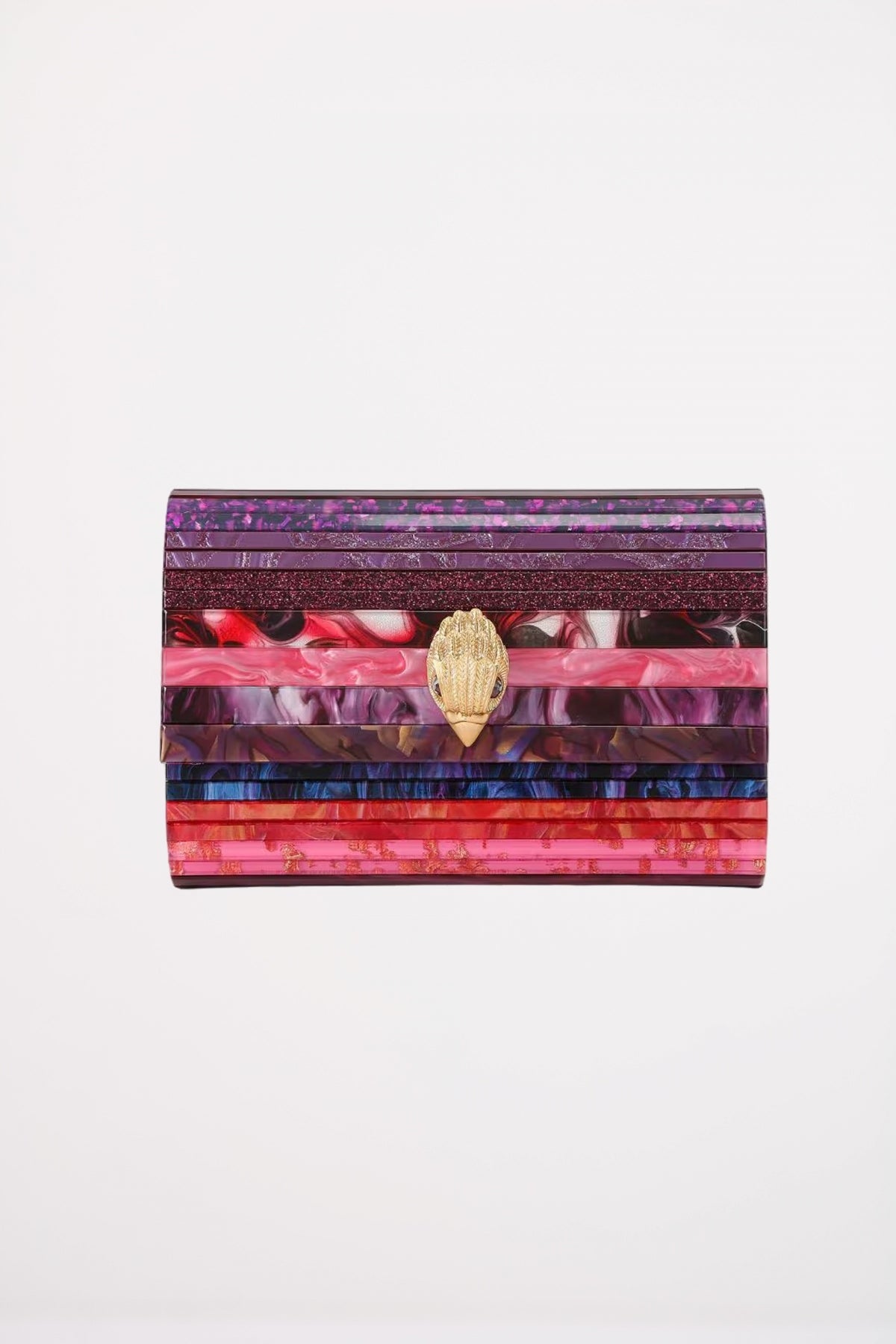 KURT GEIGER LONDON PARTY EAGKE CKUTCH en color ROSA  (1)