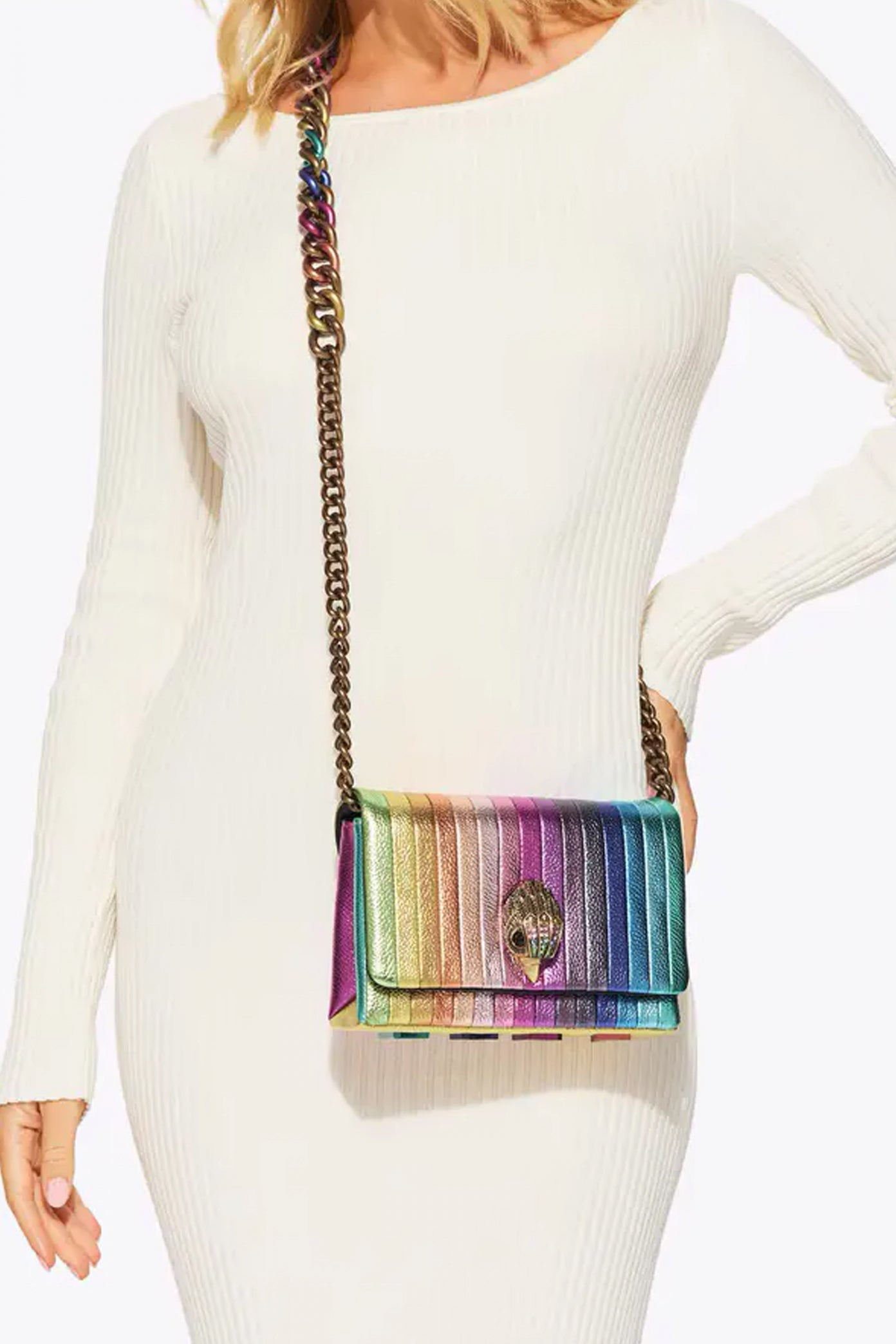KURT GEIGER LONDON MINI KENSINGTON KURT Q en color MULTICOLOR  (1)