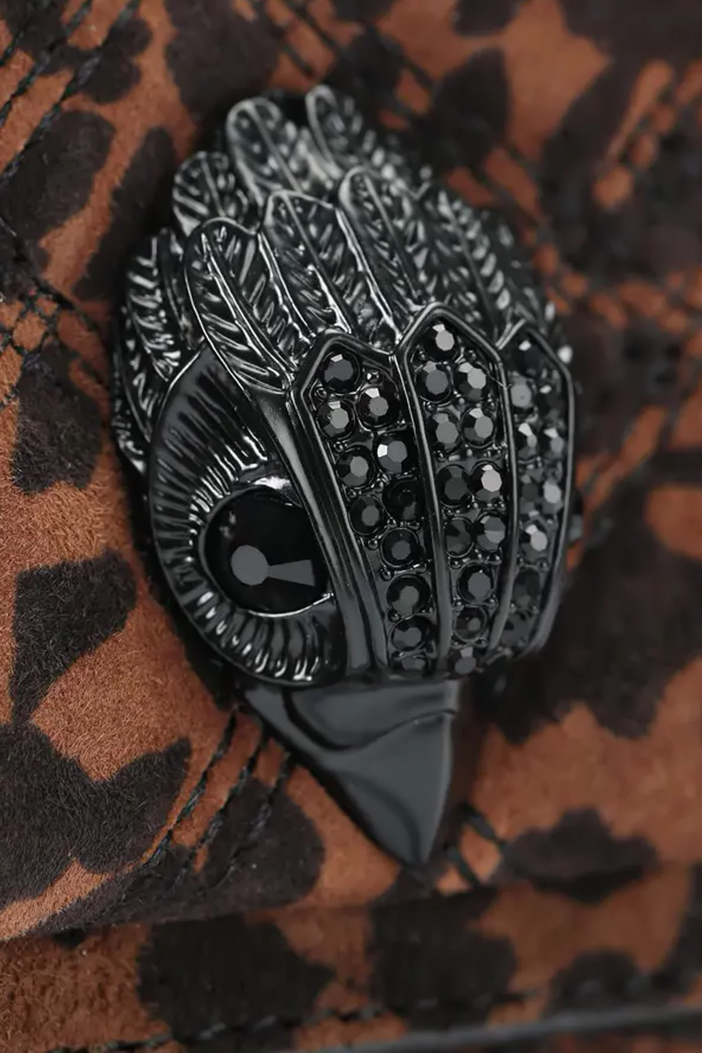 KURT GEIGER LONDON LEATHER MINI KENSINGTON en color ANIMAL PRINT  (4)