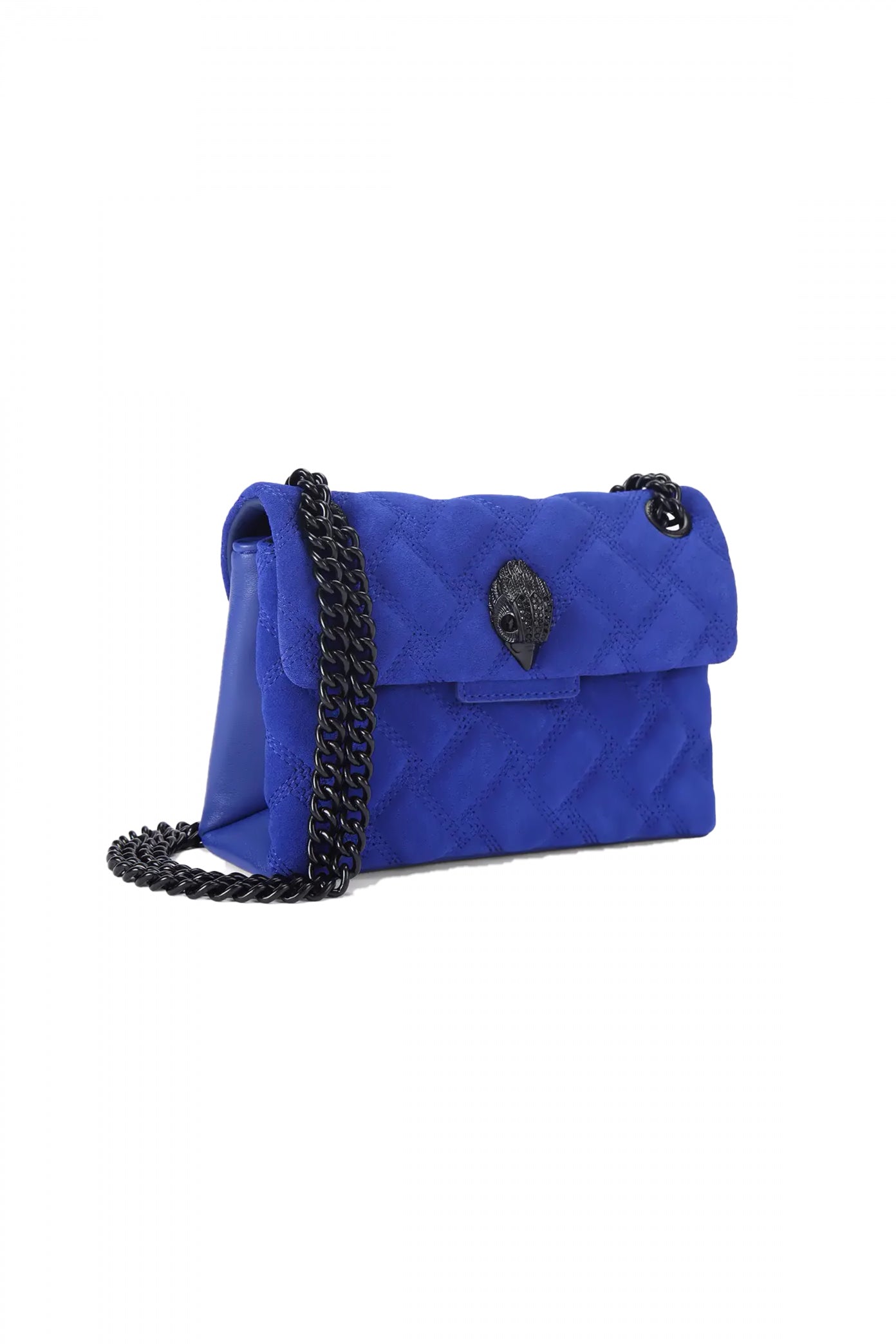 KURT GEIGER LONDON LEATHER MINI KENSINGTON en color AZUL  (3)