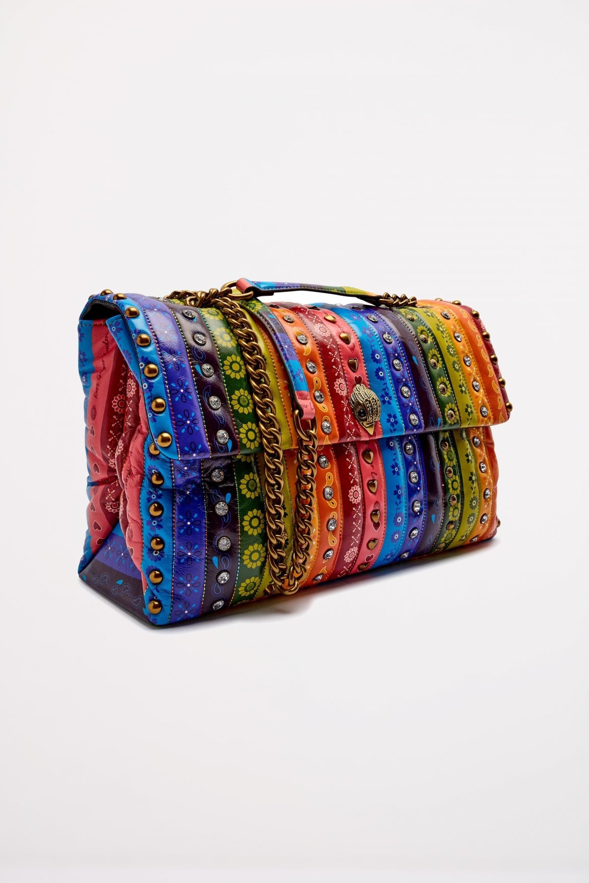 KURT GEIGER LONDON ITHR XXL KENSINGTON BAG en color MULTICOLOR  (2)