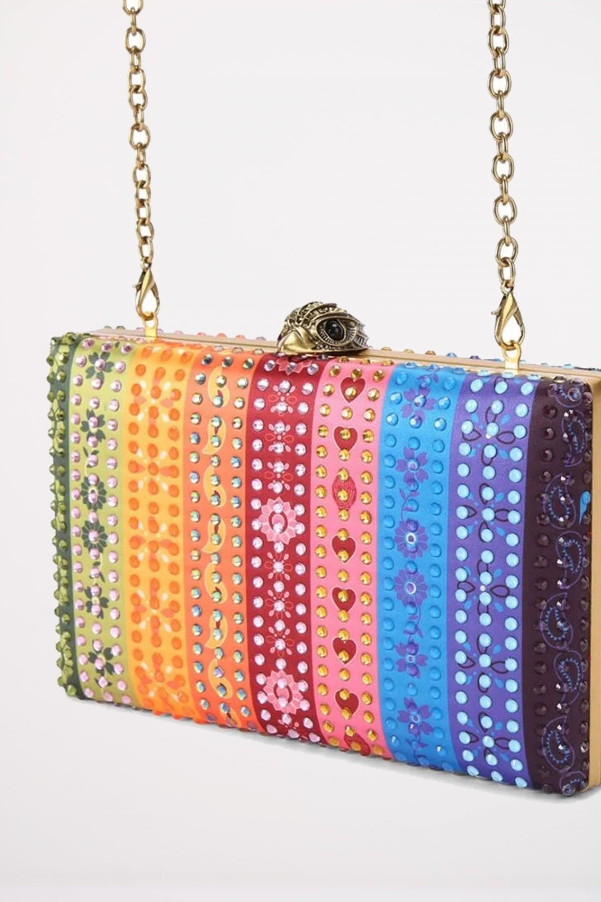 KURT GEIGER LONDON CRYSTAL KENSINGTON CLUT en color MULTICOLOR  (2)