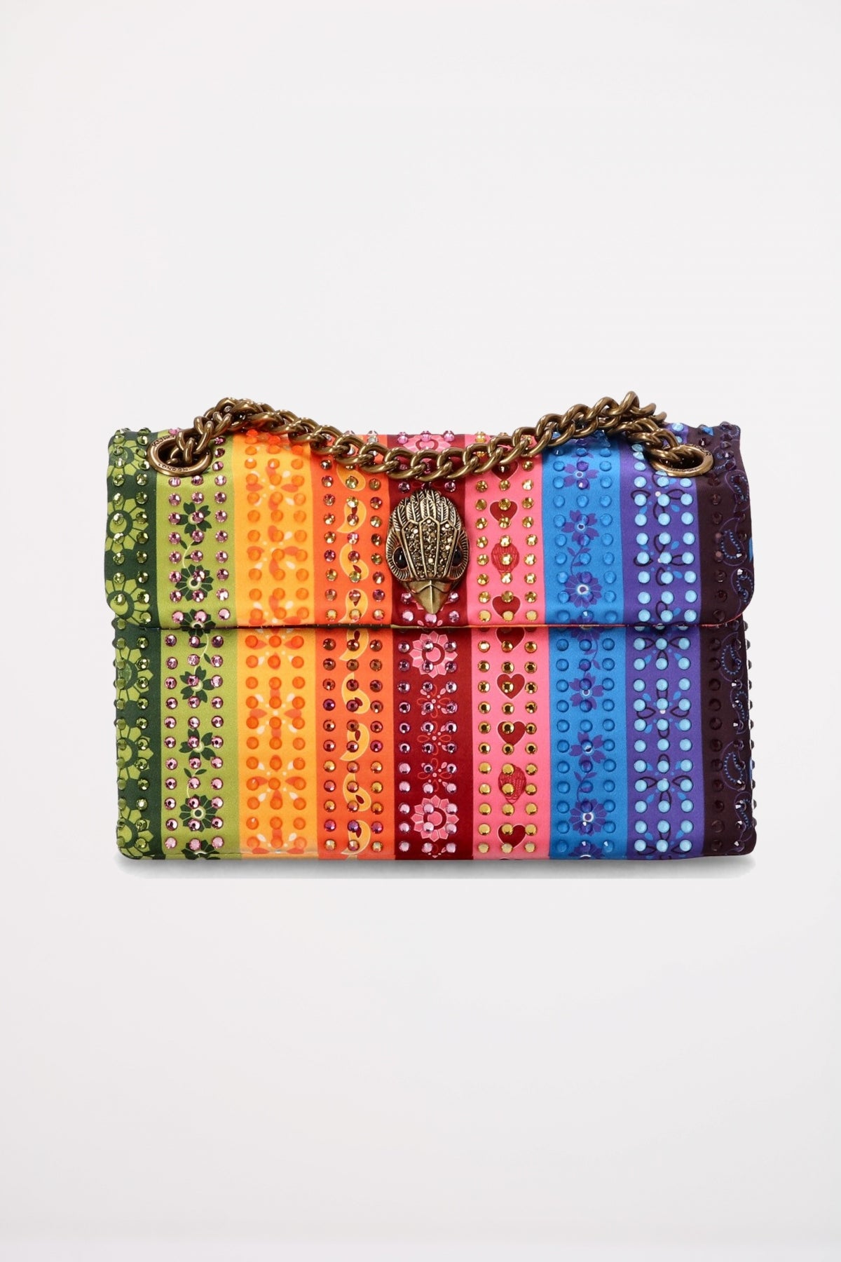 KURT GEIGER LONDON FABRIC MINI KENSINGTON en color MULTICOLOR  (1)