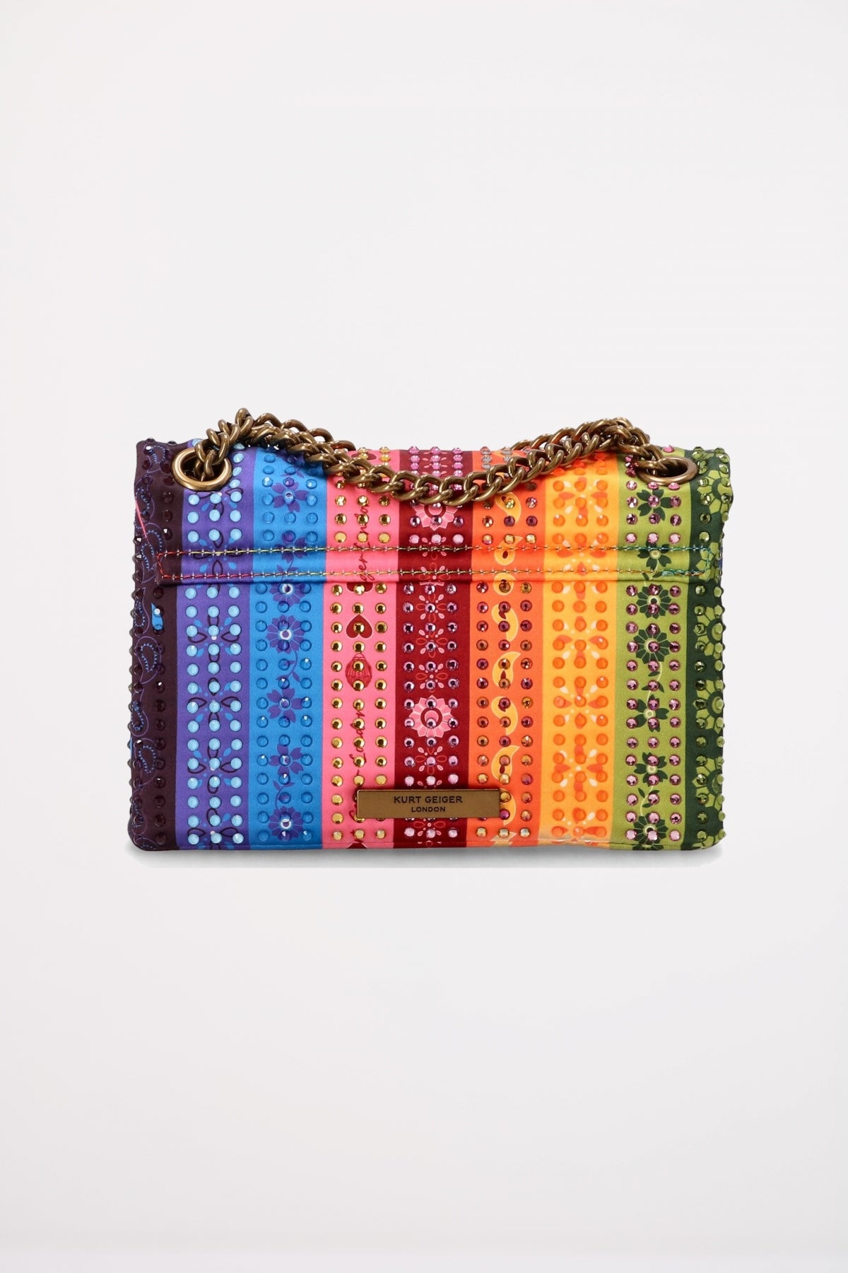 KURT GEIGER LONDON FABRIC MINI KENSINGTON en color MULTICOLOR  (3)