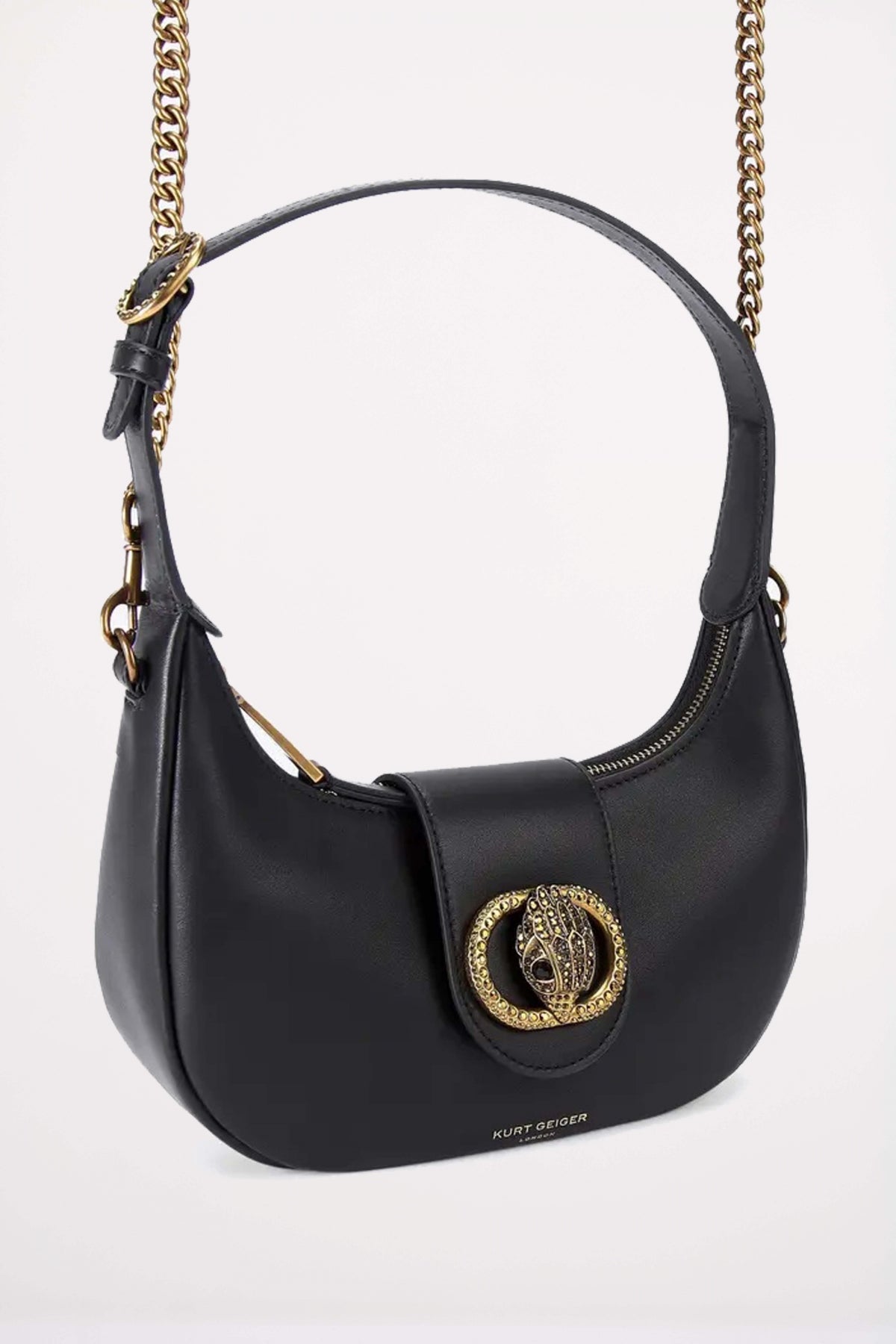 KURT GEIGER LONDON SM CHELSEA HOBO en color NEGRO  (2)