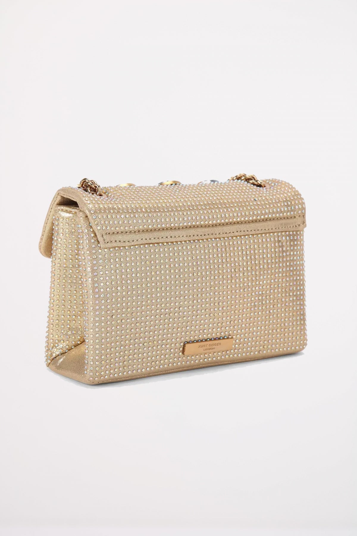 KURT GEIGER LONDON MS KENSINGTON OCTAVIA en color ORO  (4)