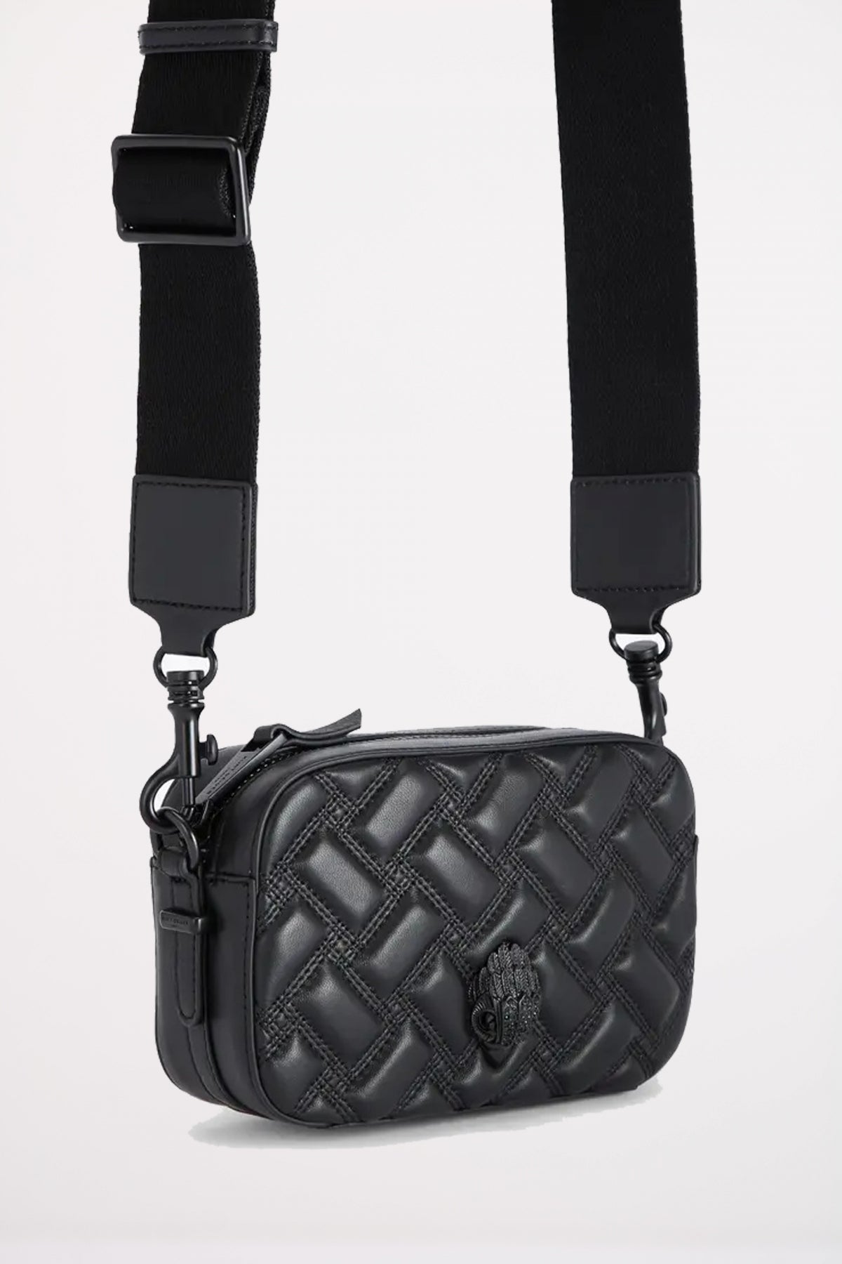 KURT GEIGER LONDON KENSINGTON SM CAMERA DR en color NEGRO  (2)