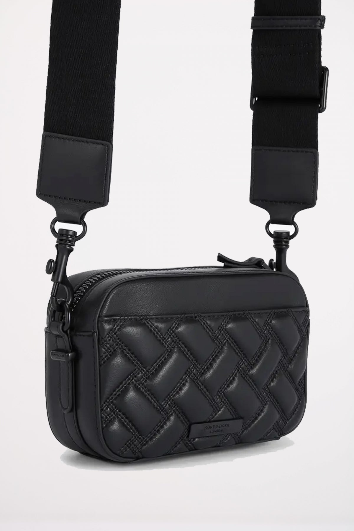 KURT GEIGER LONDON KENSINGTON SM CAMERA DR en color NEGRO  (3)