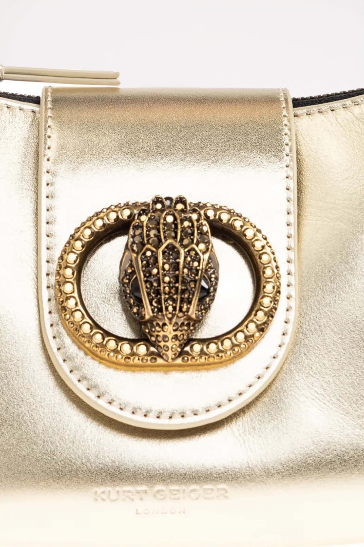 KURT GEIGER LONDON SM CHELSEA HOBO en color ORO  (3)