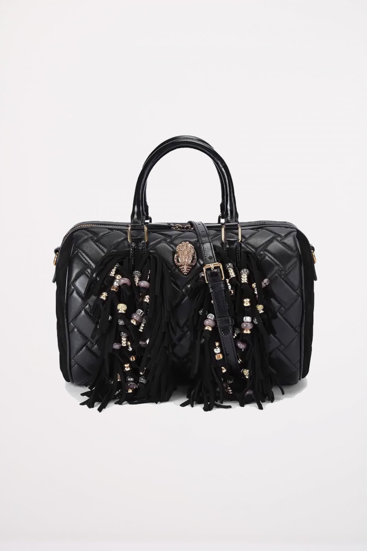 KURT GEIGER LONDON KENSINGTON BOSTON FRING en color NEGRO  (1)