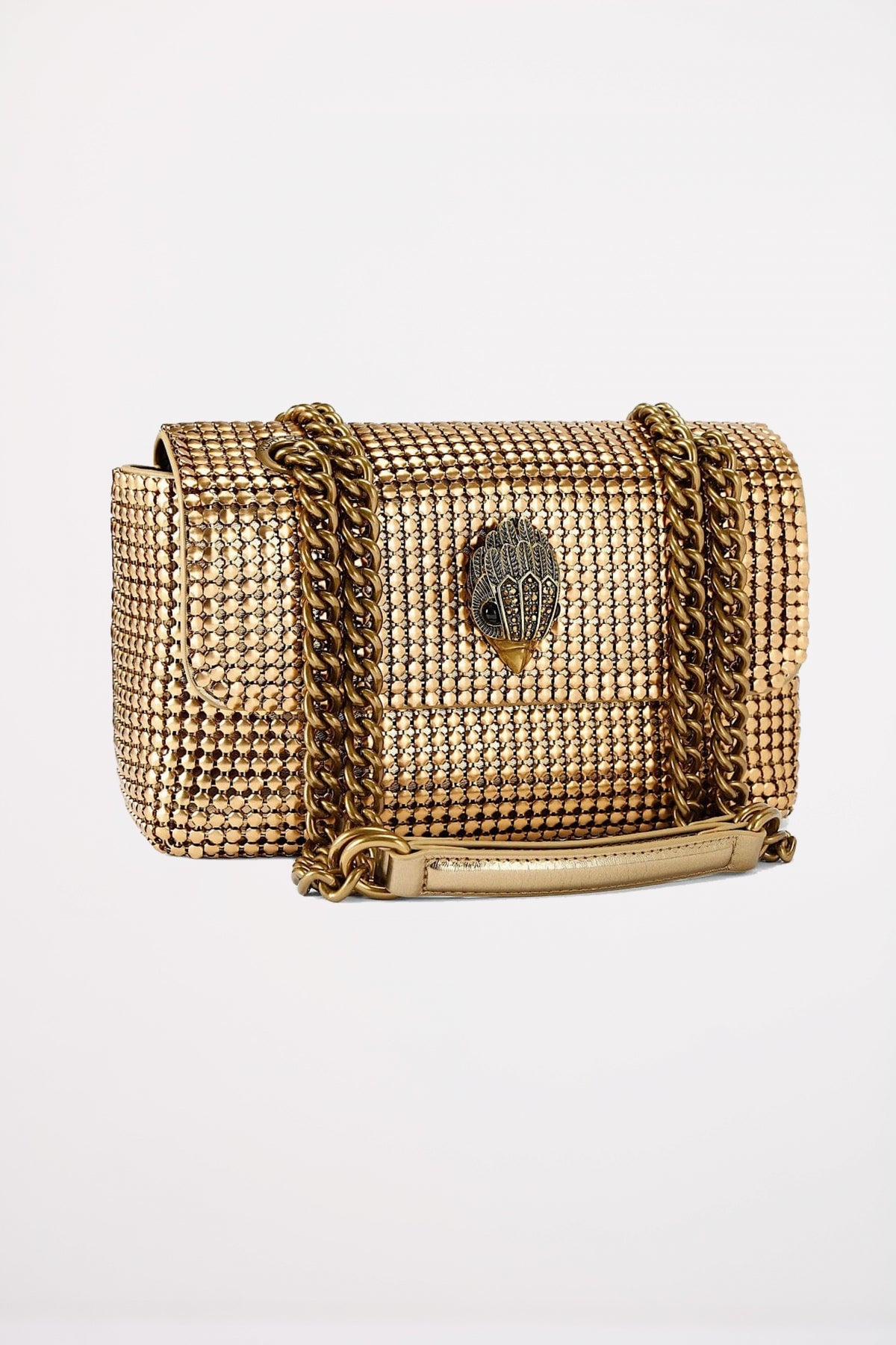 KURT GEIGER LONDON KENSINGTON CHAINMAIL en color ORO  (2)