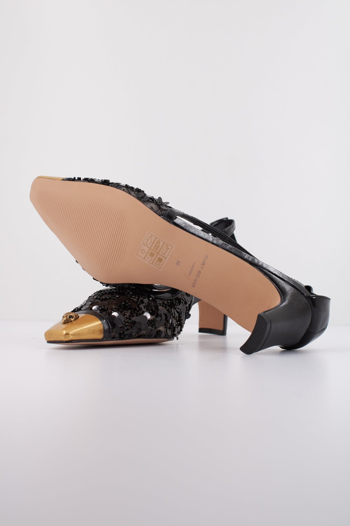 KURT GEIGER LONDON  REGENT OPEN COURT  en color NEGRO  (5)