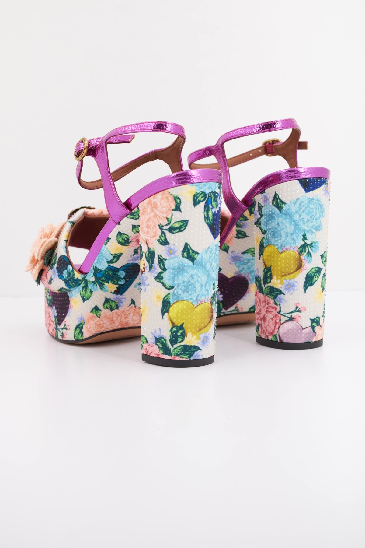 KURT GEIGER LONDON KENSINGTON PLATFORM SDL en color FLORAL  (4)