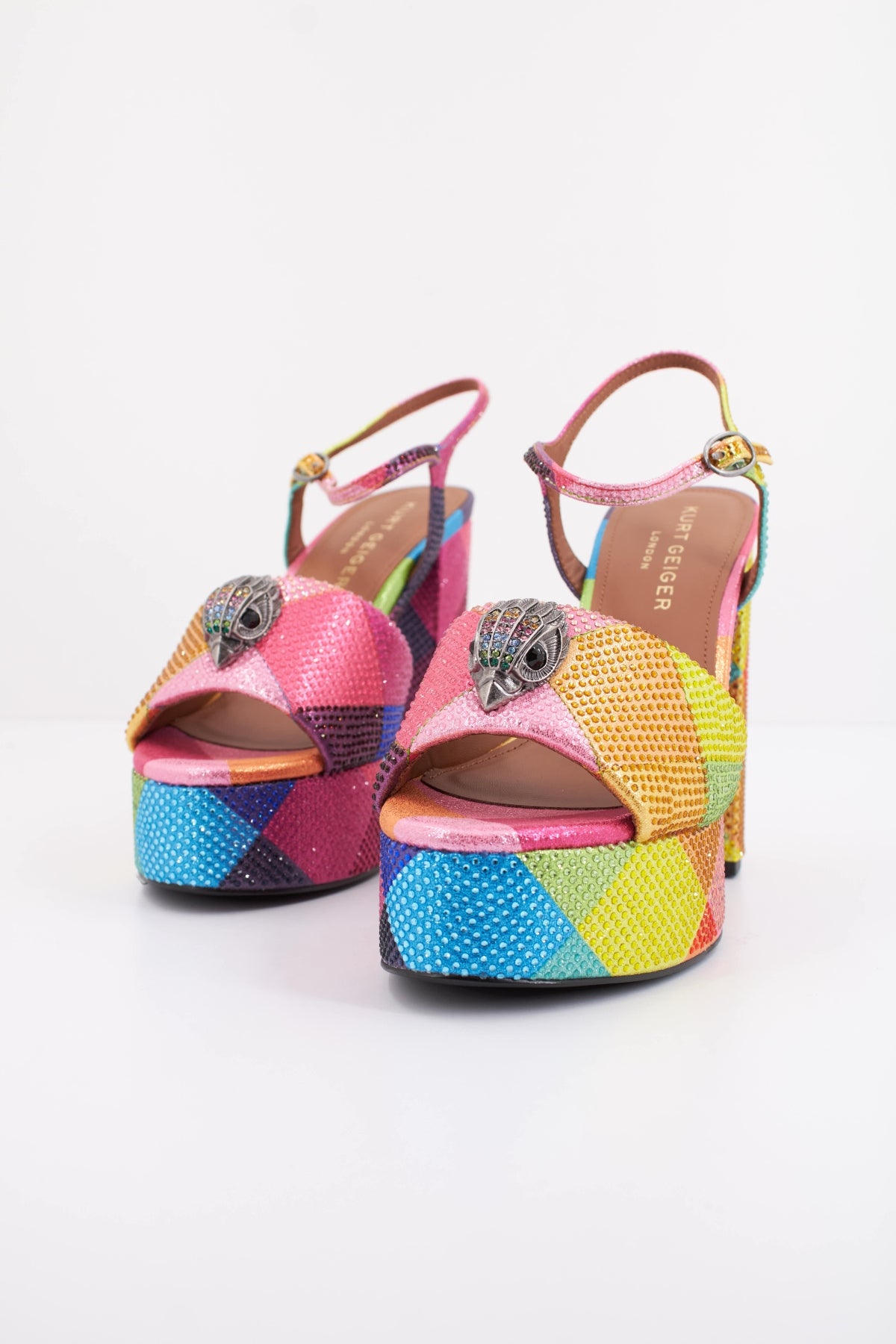 KURT GEIGER LONDON  KENSINGTON PLATFORM SDL  en color MULTICOLOR  (2)