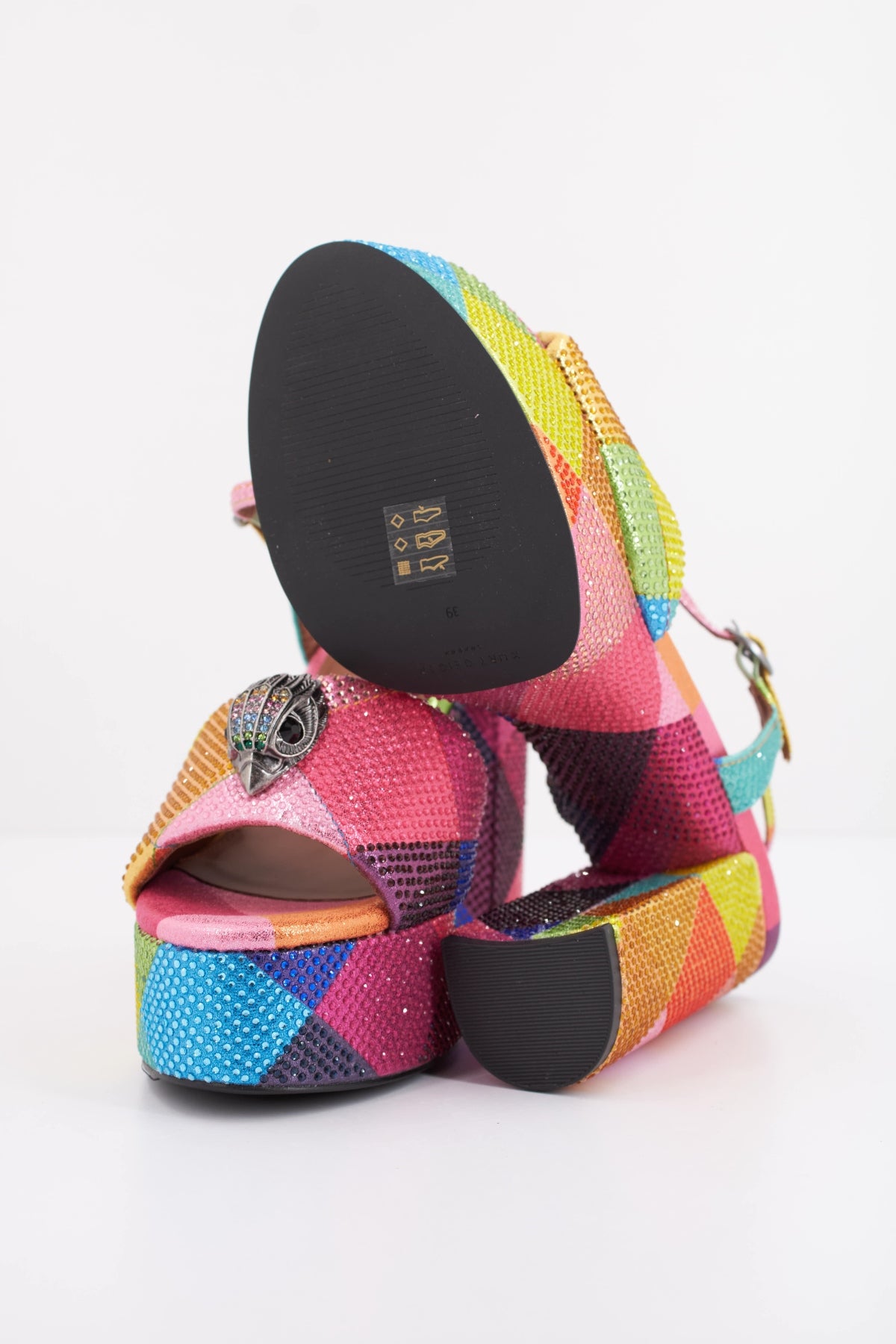 KURT GEIGER LONDON  KENSINGTON PLATFORM SDL  en color MULTICOLOR  (5)