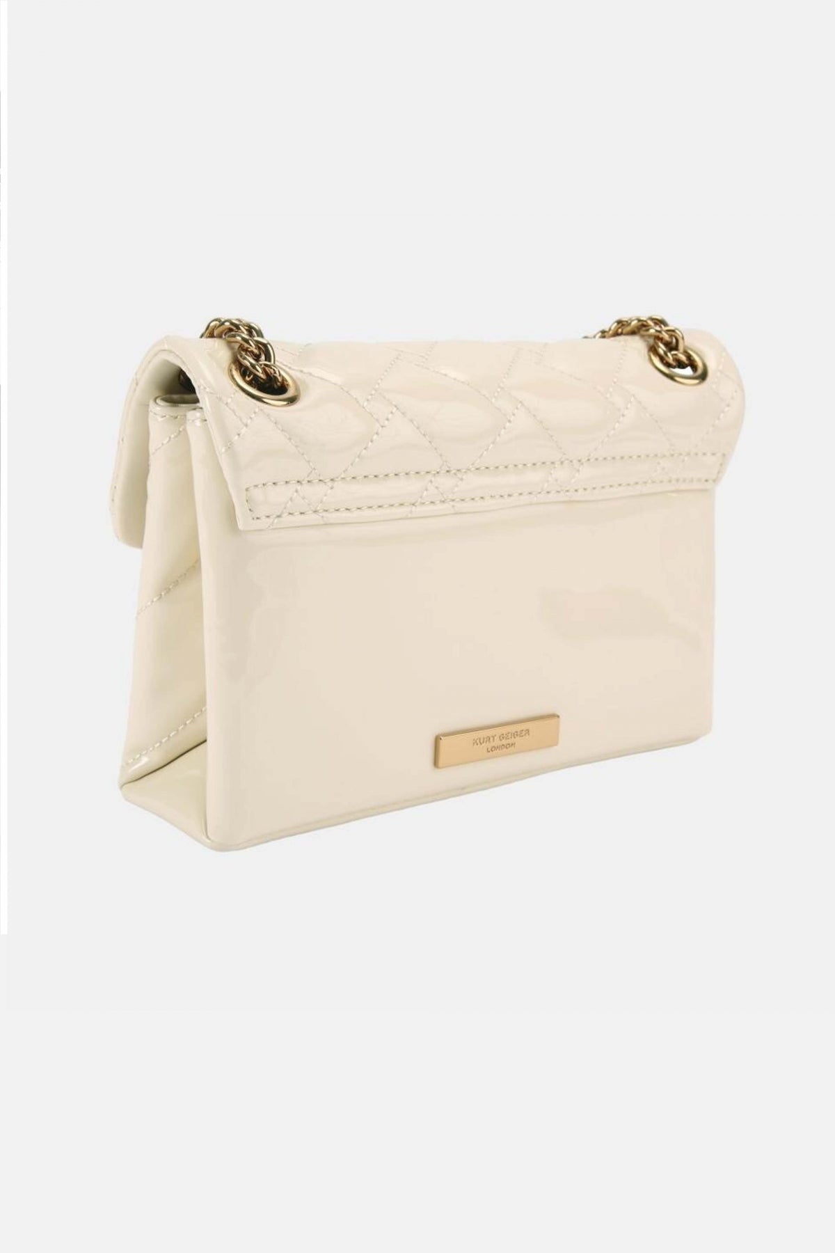 KURT GEIGER LONDON LEATHER MINI KENSINGTON en color NUDE  (3)