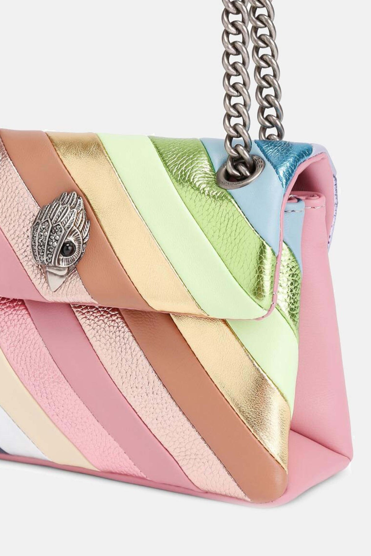 KURT GEIGER LONDON  LEATHER MINI KENSINGTON  en color MULTICOLOR  (4)