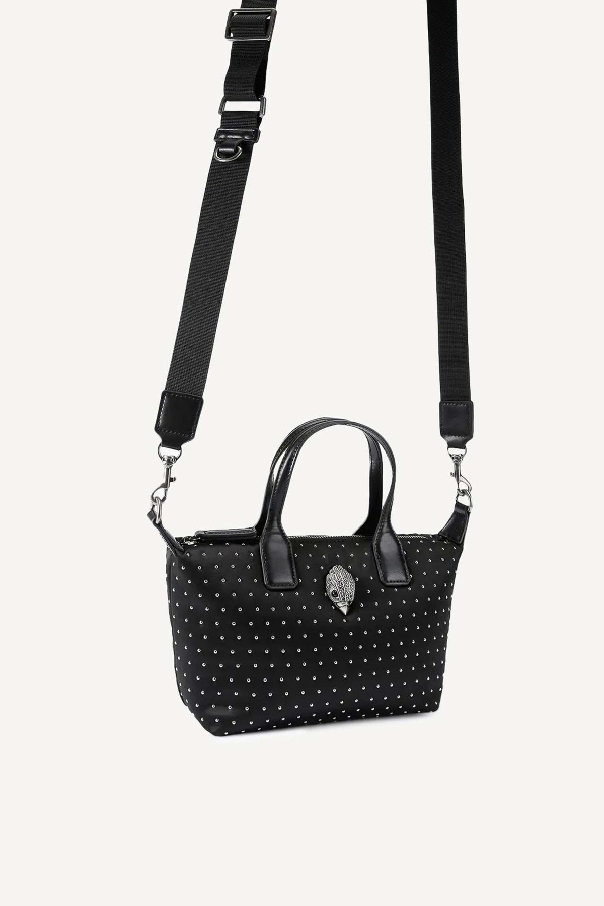 KURT GEIGER LONDON RECYCLED SM SHOPPER STU en color NEGRO  (3)