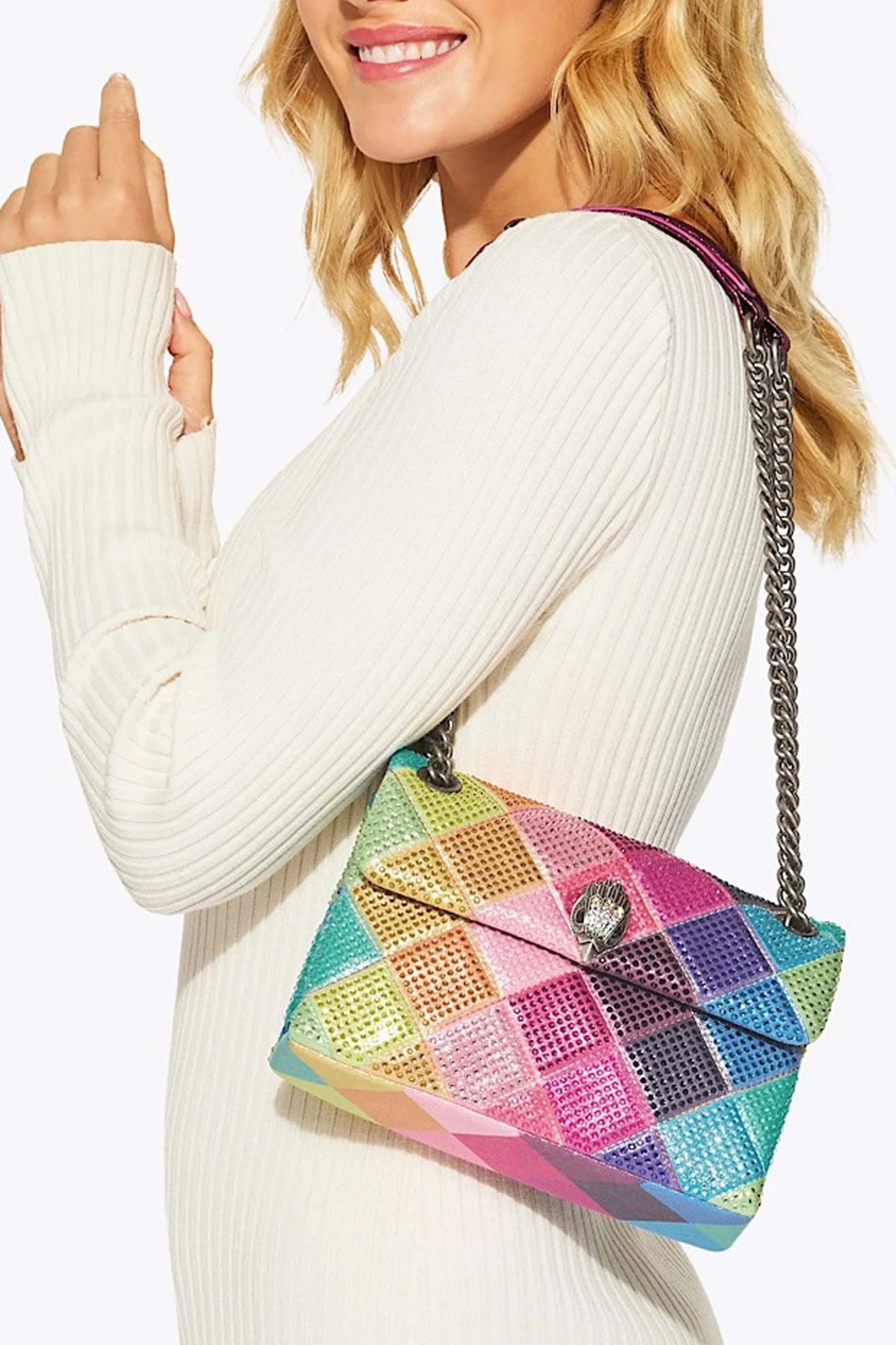 KURT GEIGER LONDON FABRIC MD KENSINGTON P en color MULTICOLOR  (1)