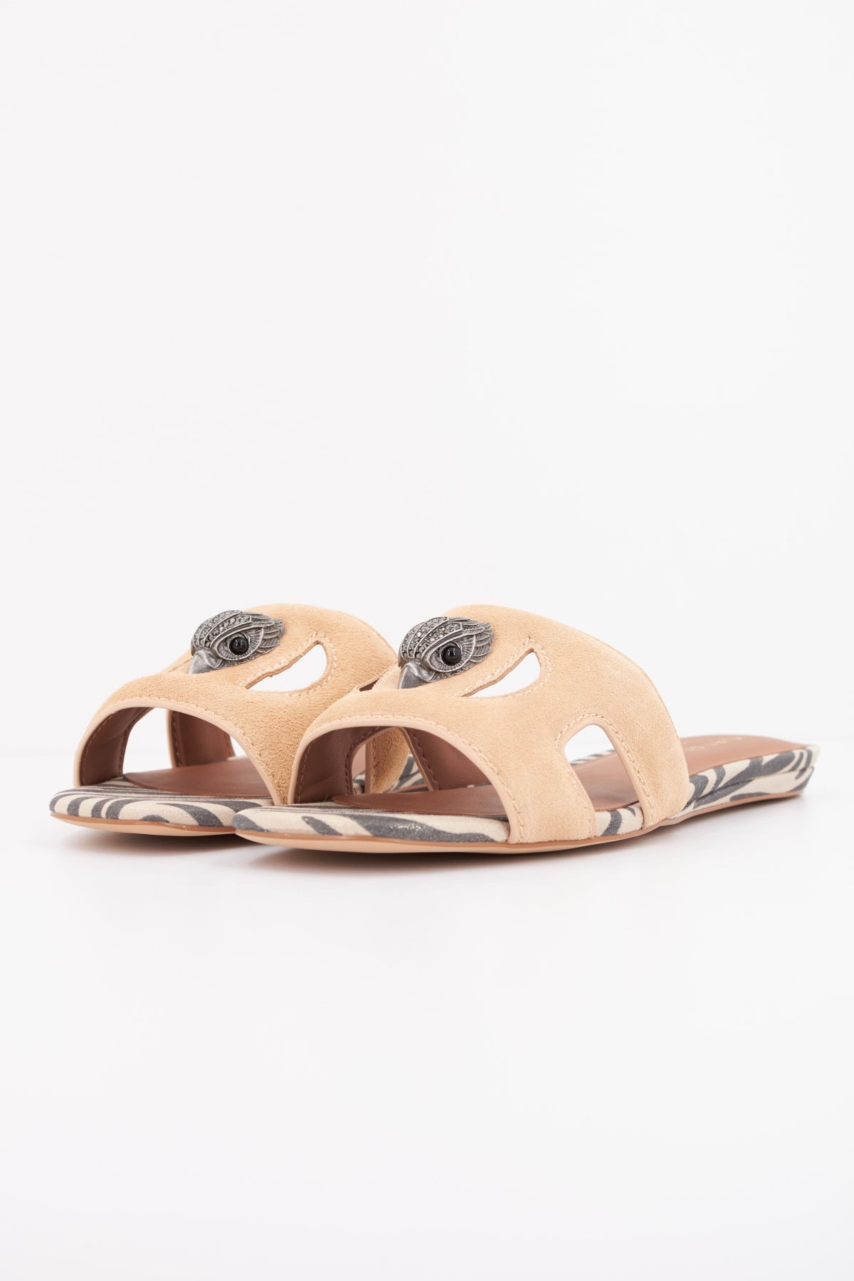 KURT GEIGER LONDON  EAGLE CUT OUT  en color MARRON CLARO  (2)