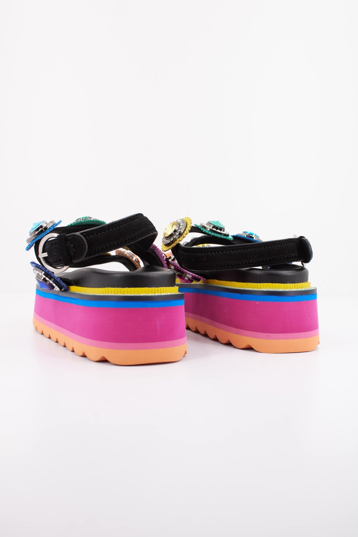 KURT GEIGER LONDON OCTAVIA SLING PLATFORM en color MULTICOLOR  (4)