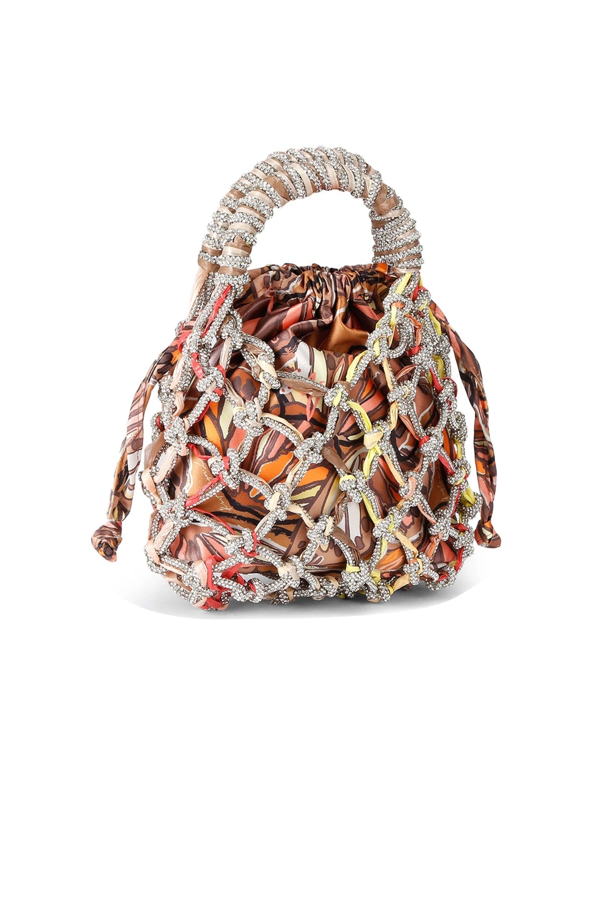 KURT GEIGER LONDON MACRAME CRYSTAL BAG en color MULTICOLOR  (2)